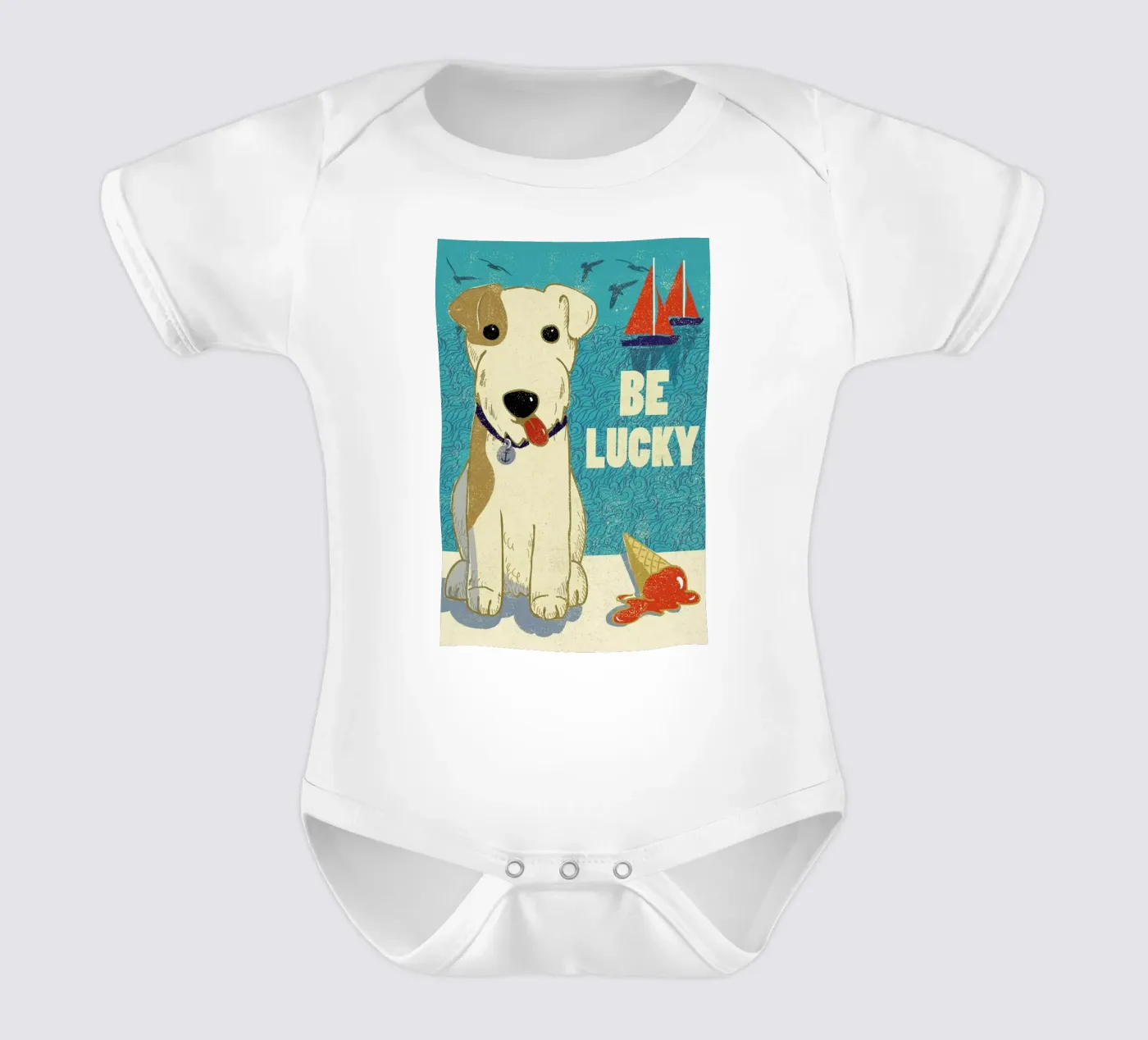 Be Lucky body bébé de Rocket68