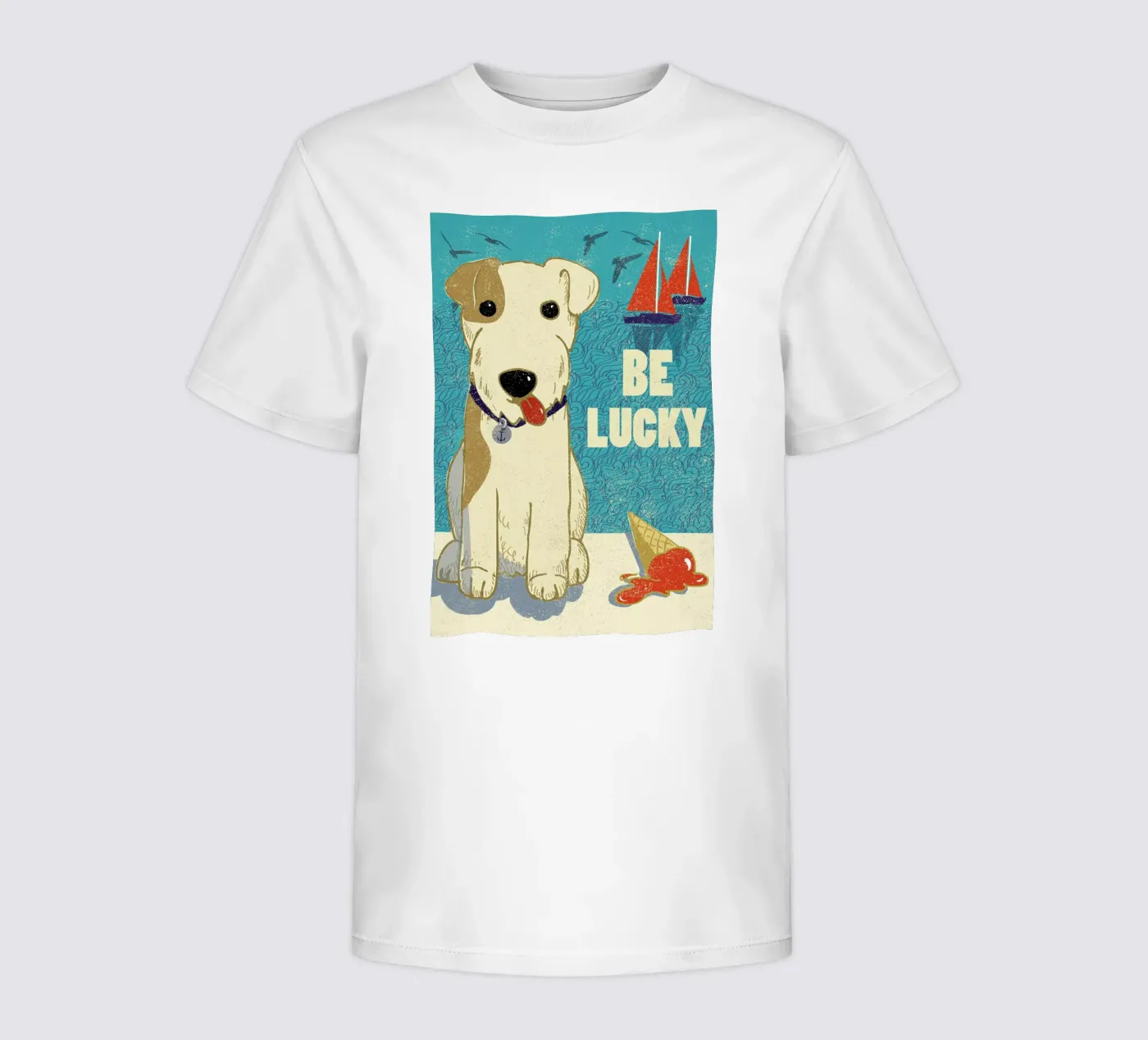 Be Lucky t-shirt bambini da Rocket68