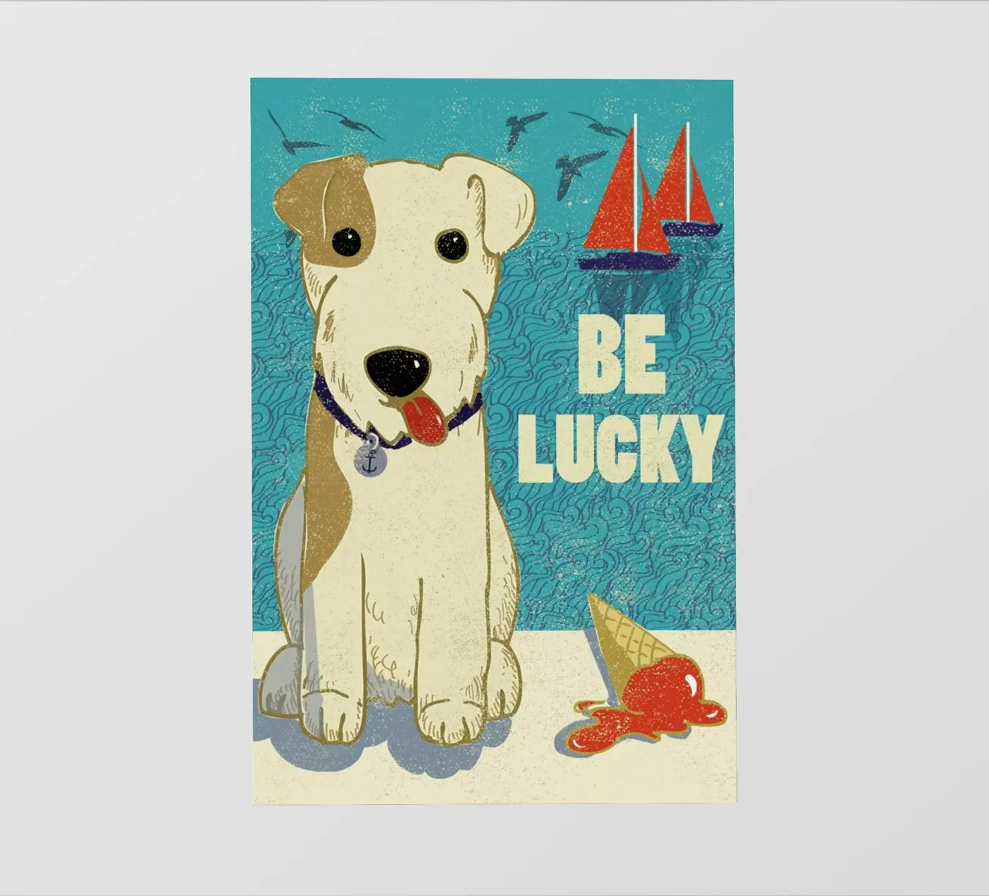Be Lucky pellicola backlit da Rocket68