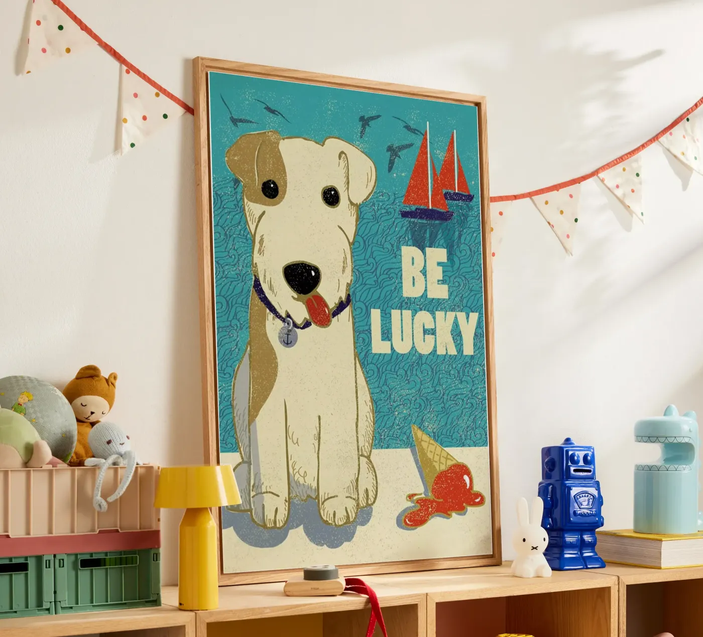 Be Lucky plexiglas de Rocket68