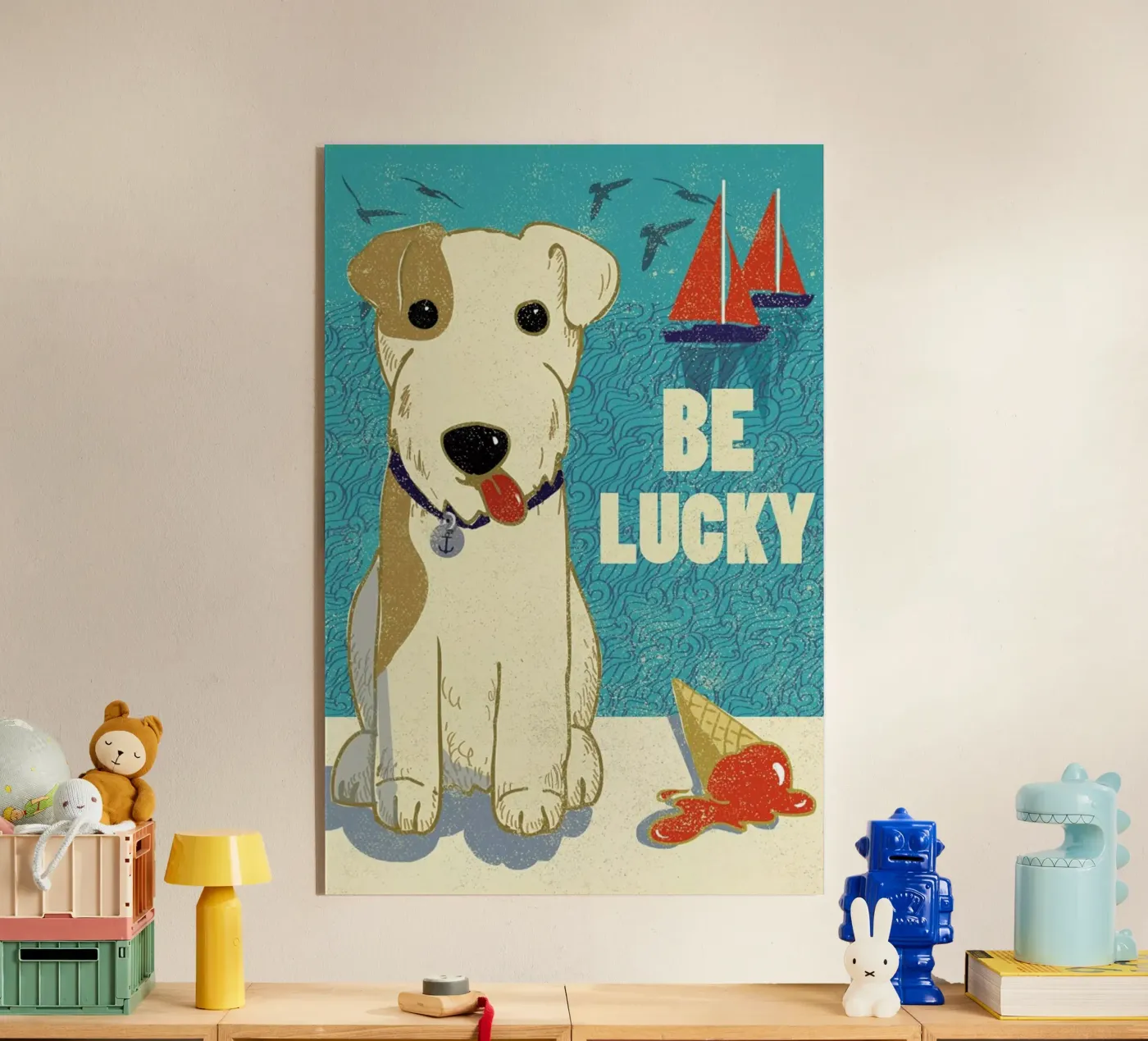 Be Lucky plexiglas de Rocket68