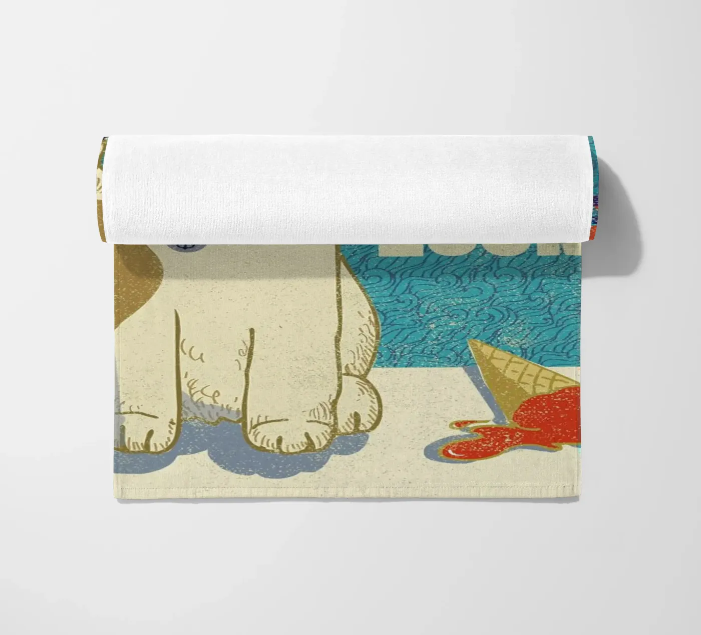 Be Lucky serviette de plage de Rocket68