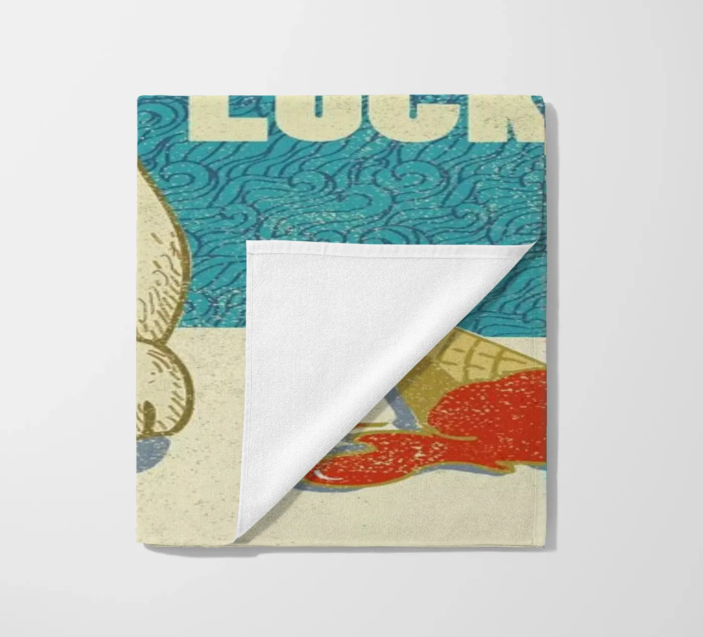 Be Lucky serviette de plage de Rocket68
