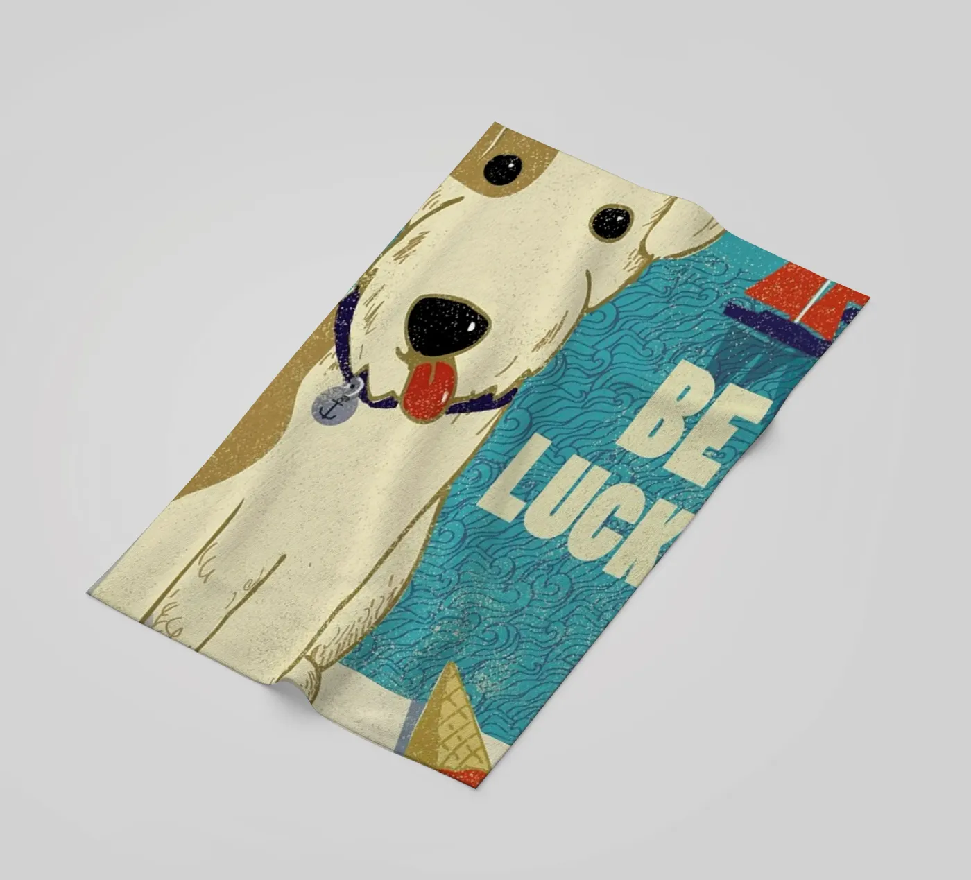 Be Lucky serviette de plage de Rocket68