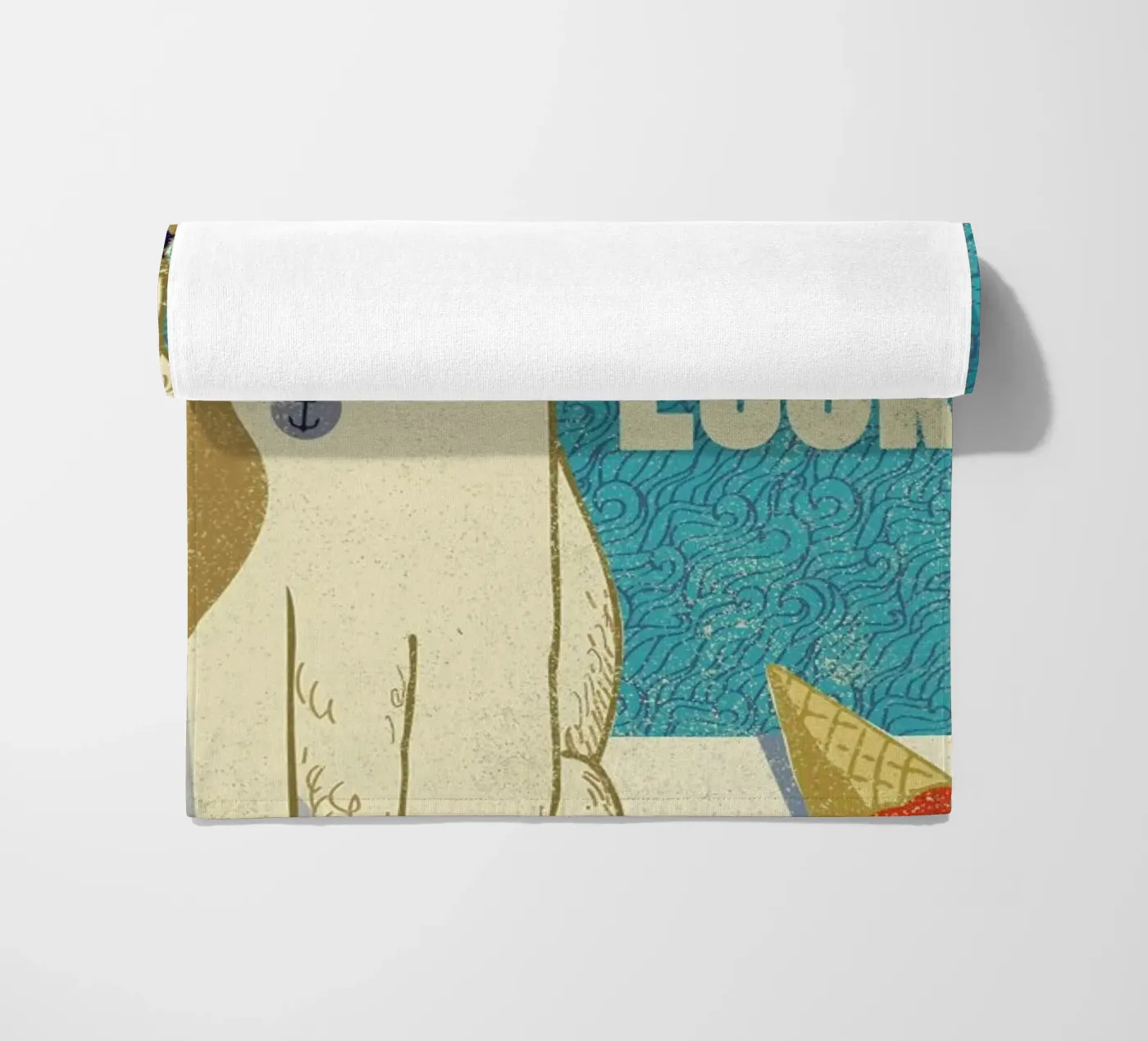 Be Lucky serviette de plage de Rocket68
