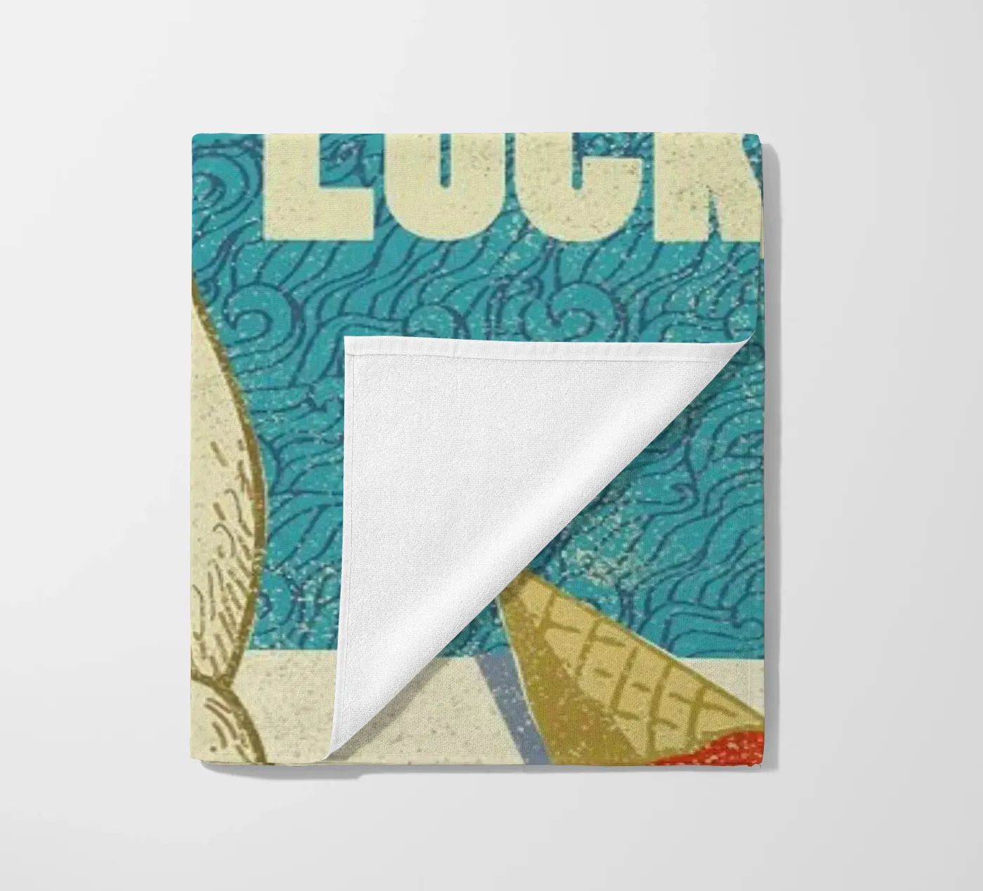 Be Lucky serviette de plage de Rocket68