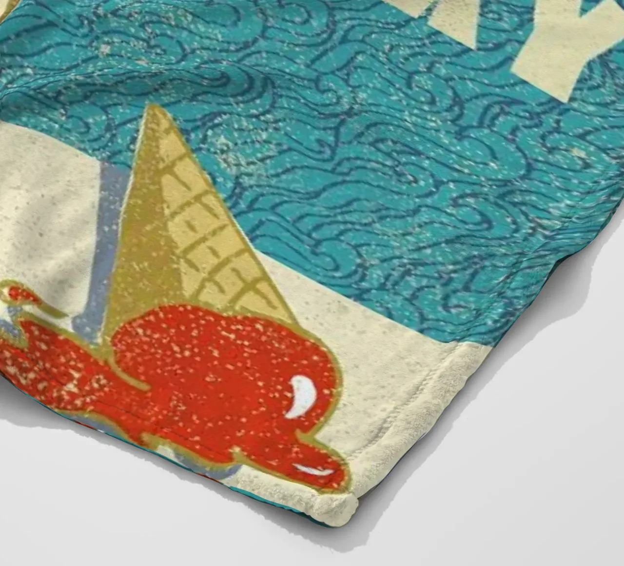 Be Lucky Fleecedecke von Rocket68