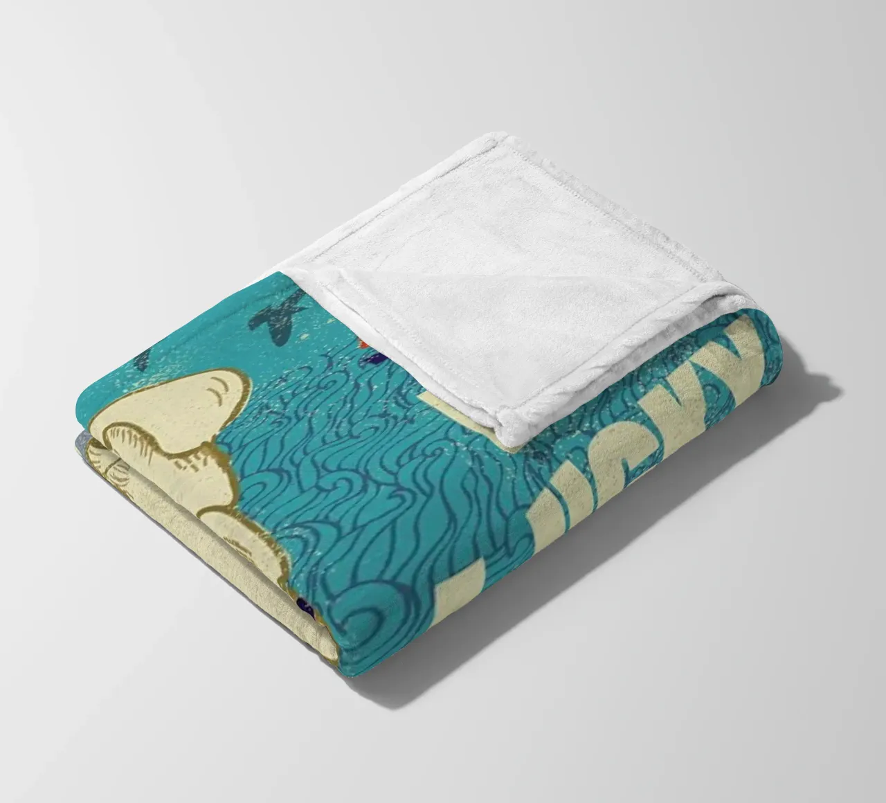 Be Lucky Fleecedecke von Rocket68