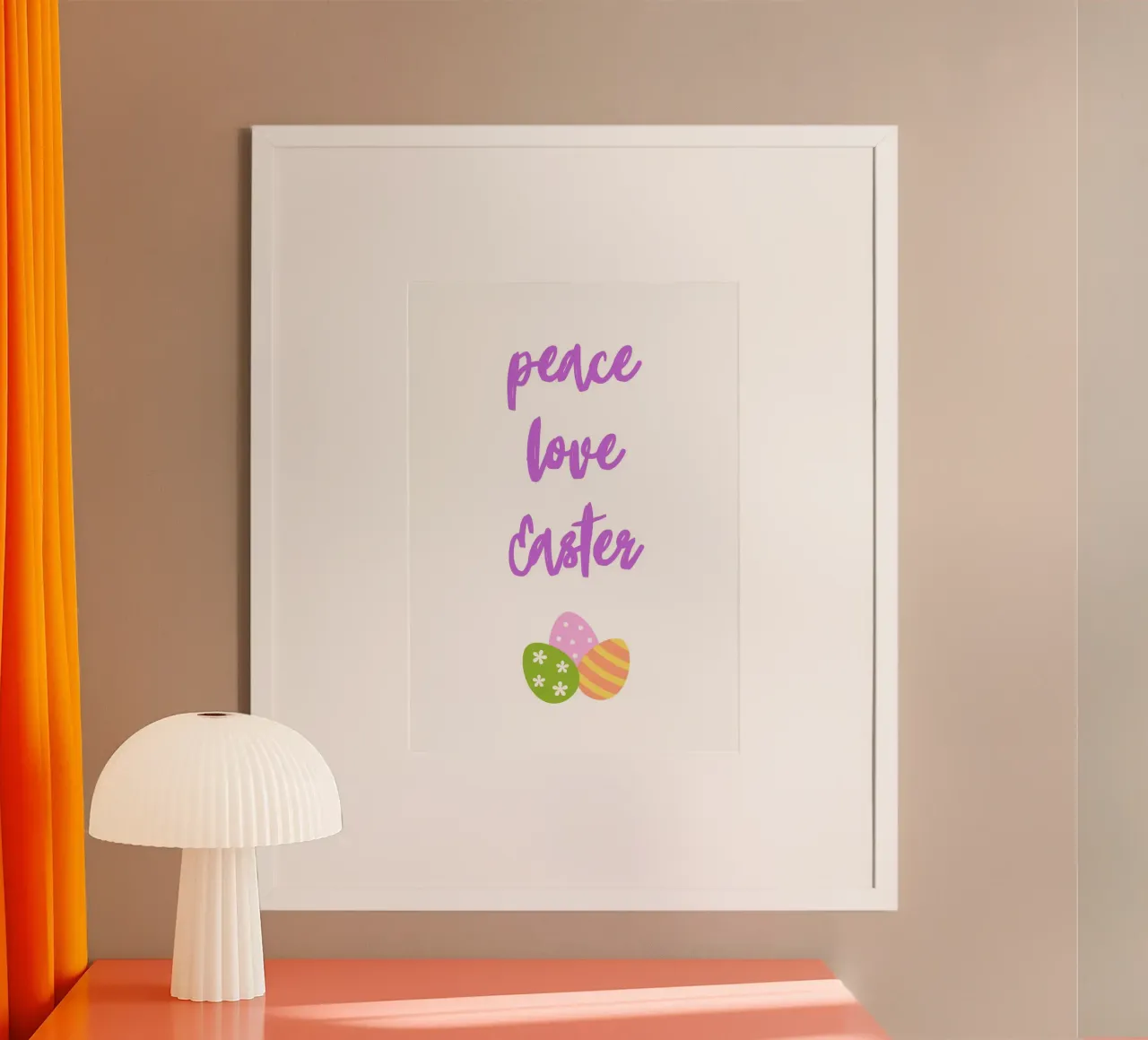 Peace love Easter poster da HolidaysCandyWalls