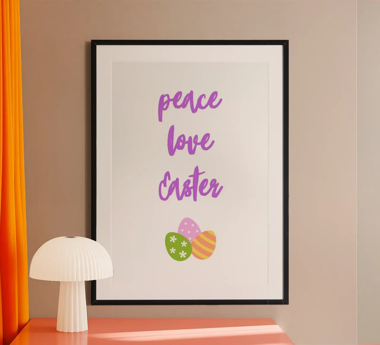 Peace love Easter poster da HolidaysCandyWalls
