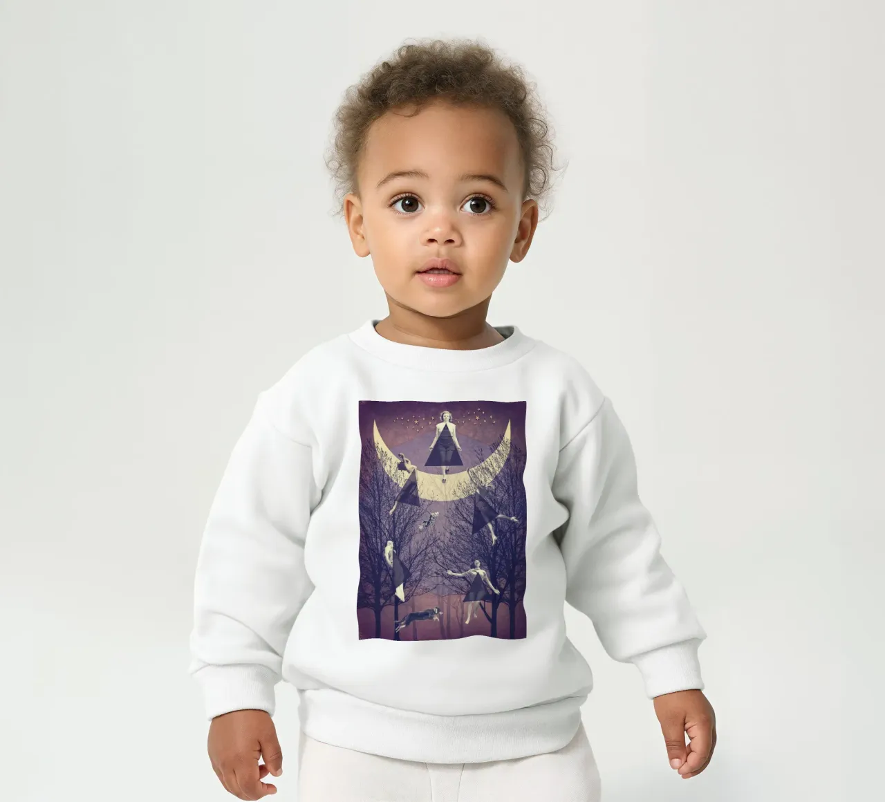 Il volo felpa neonato da Eva Nev