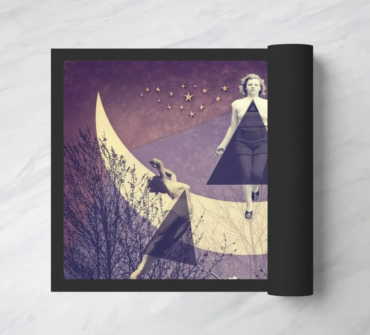 Der Flug Fußmatte von Eva Nev