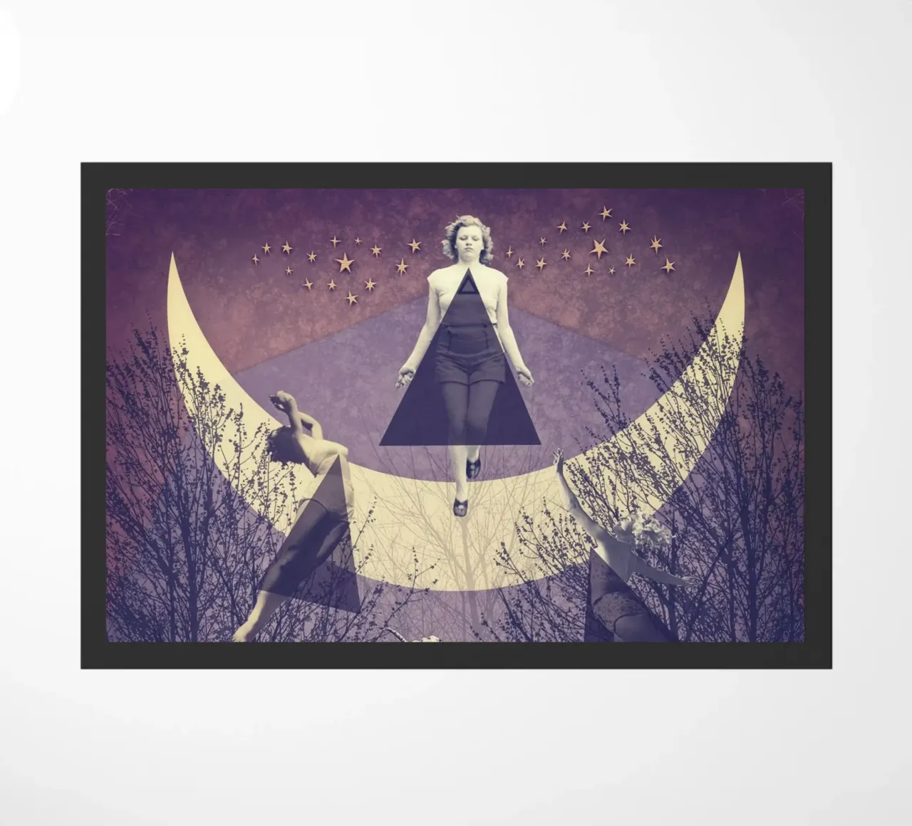 Der Flug Fußmatte von Eva Nev