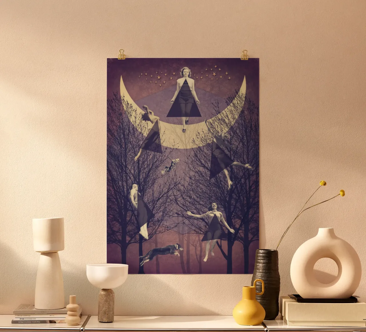 Il volo poster con telaio in alluminio da Eva Nev