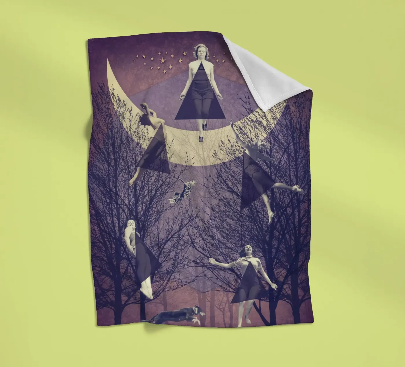 Der Flug Fleecedecke von Eva Nev