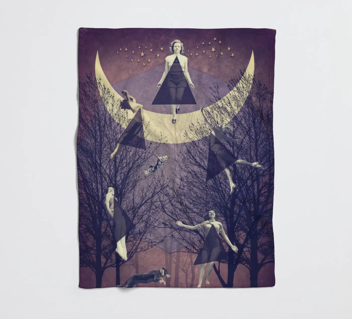 Der Flug Fleecedecke von Eva Nev