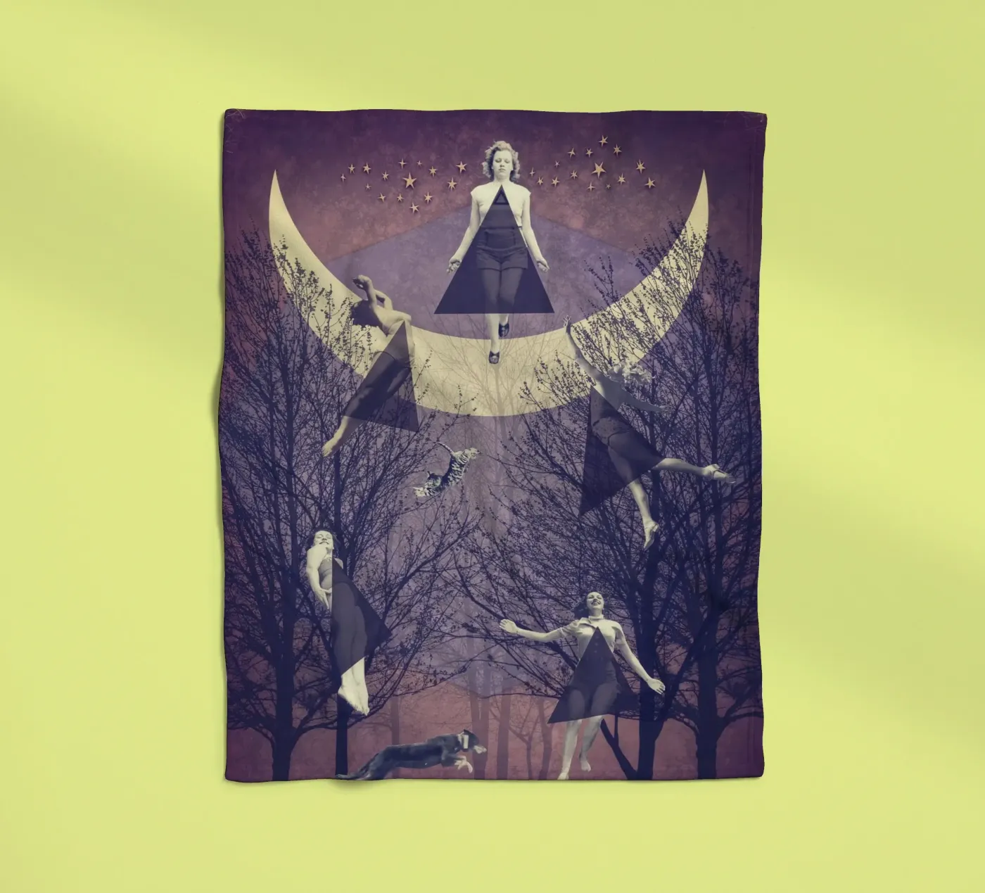 Der Flug Fleecedecke von Eva Nev