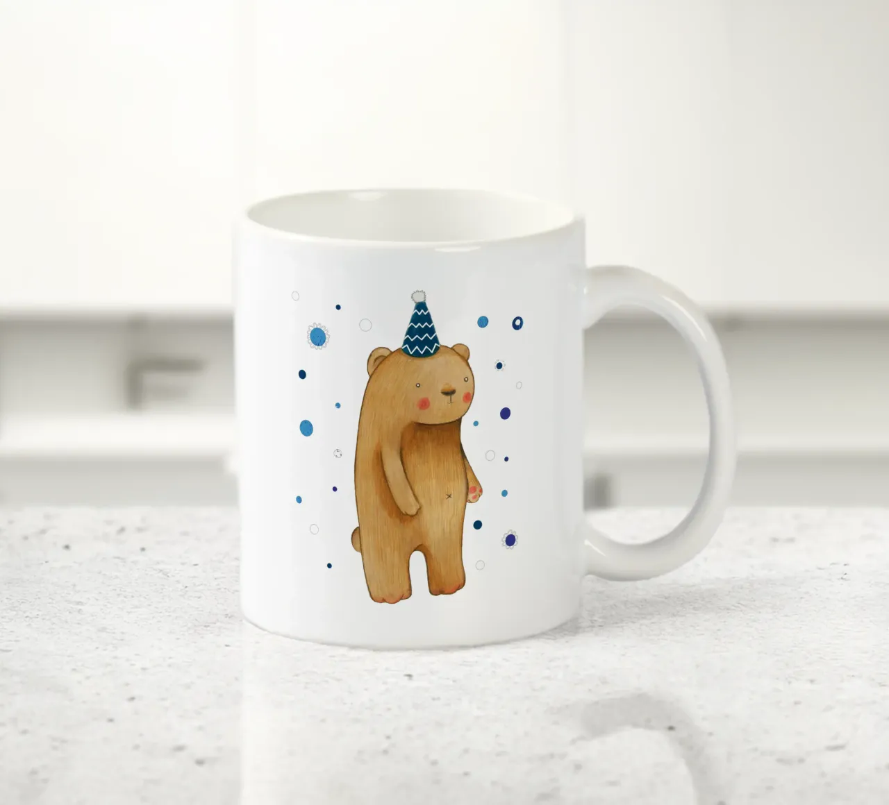 Judith Loske - Orso di compleanno tazza in ceramica da The Artcircle