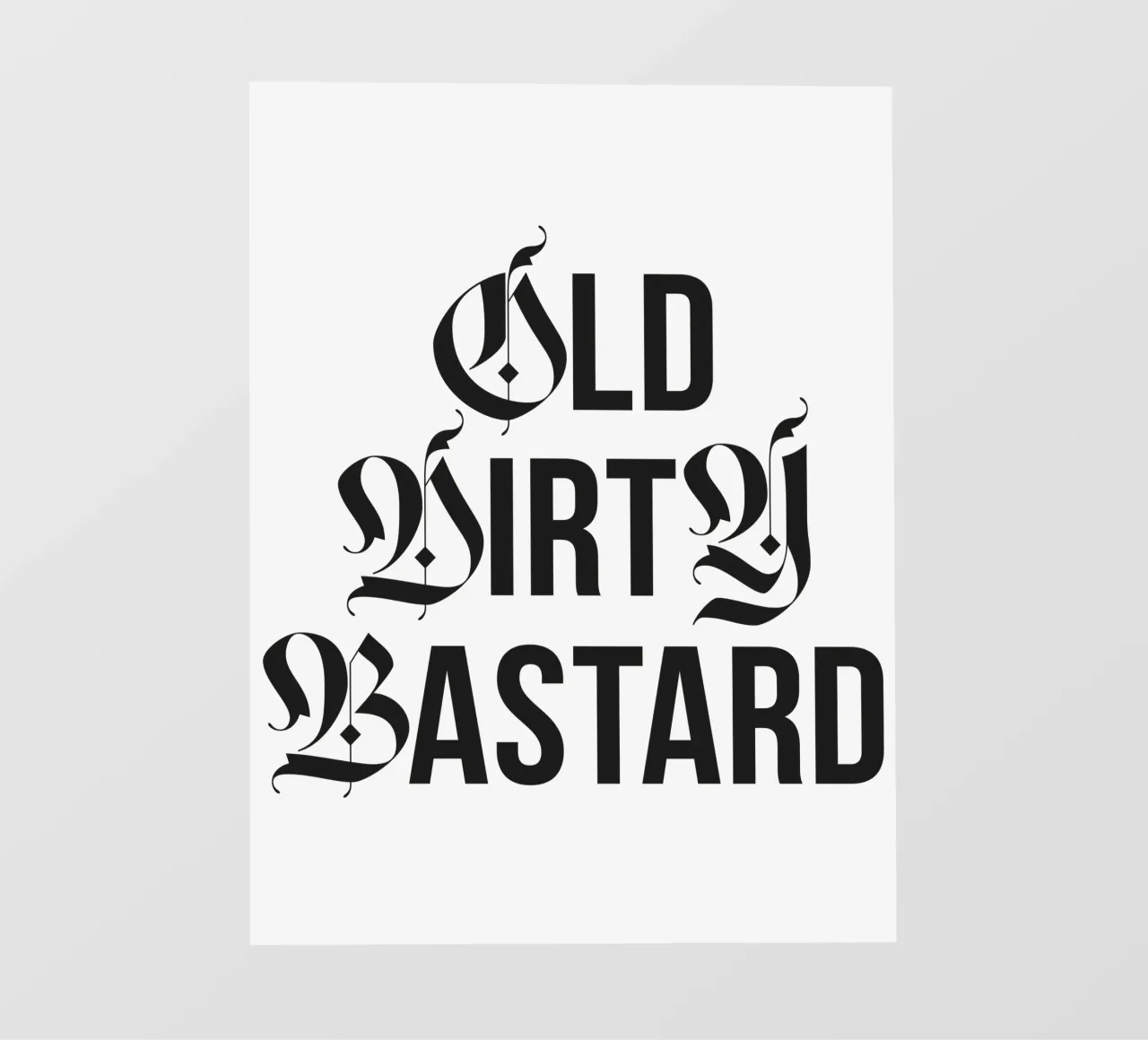 Old & Dirty telo in pvc da Tamsen Design