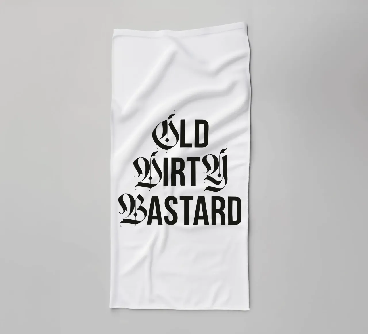 Old & Dirty asciugamano da bagno da Tamsen Design