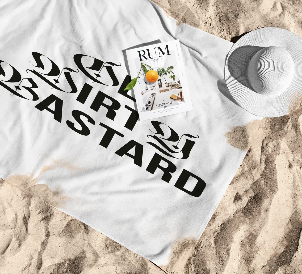 Old & Dirty telo mare da Tamsen Design