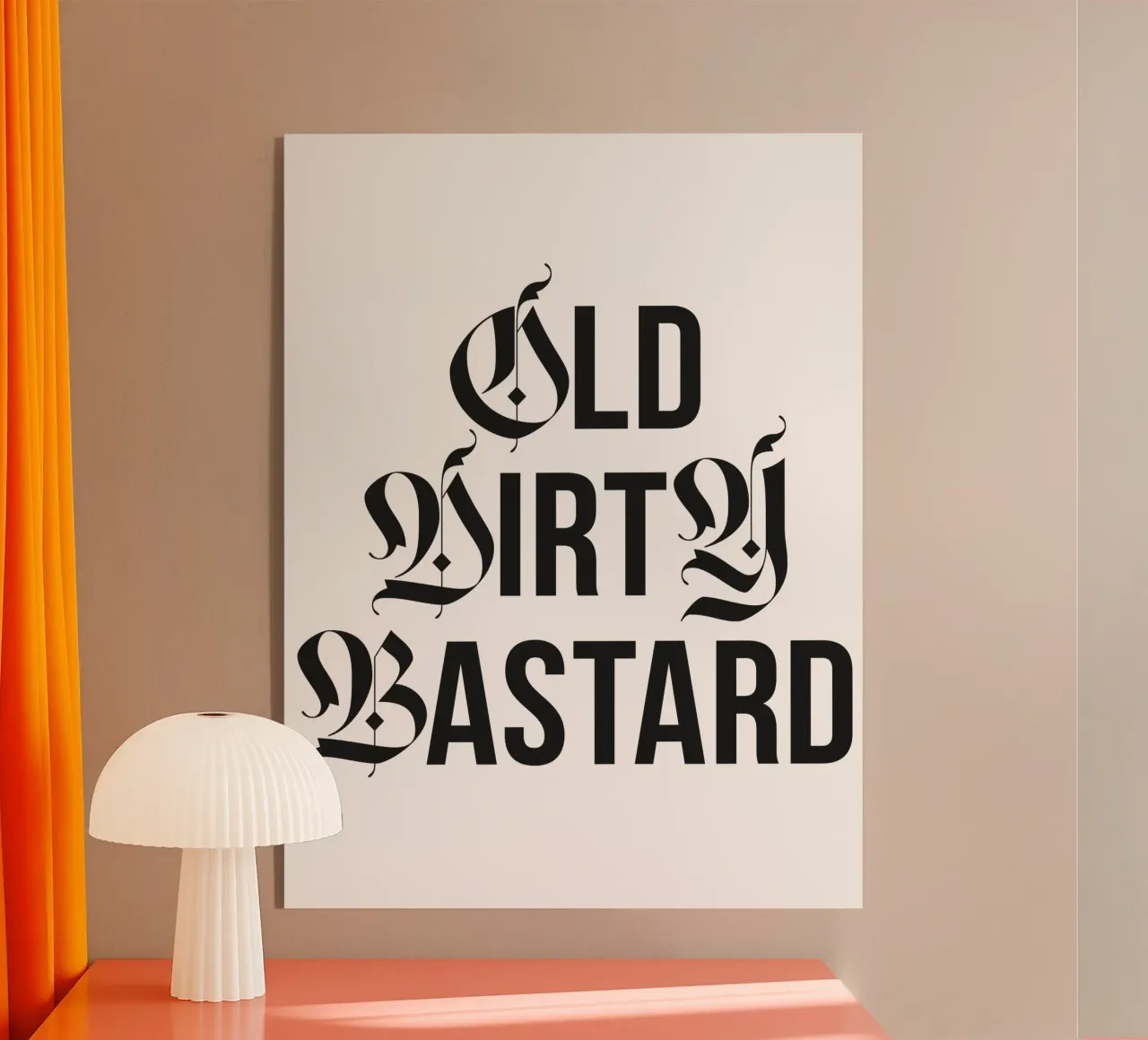 Old & Dirty plexiglass da Tamsen Design