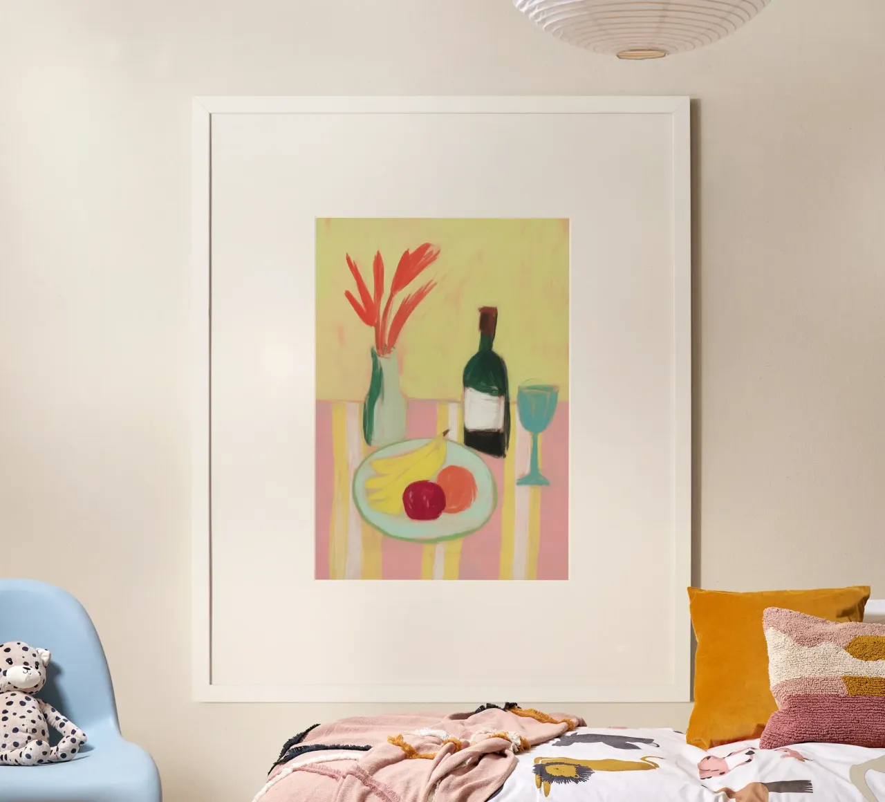 Natura morta con frutta e vaso carta hahnemühle da Bright Horizons
