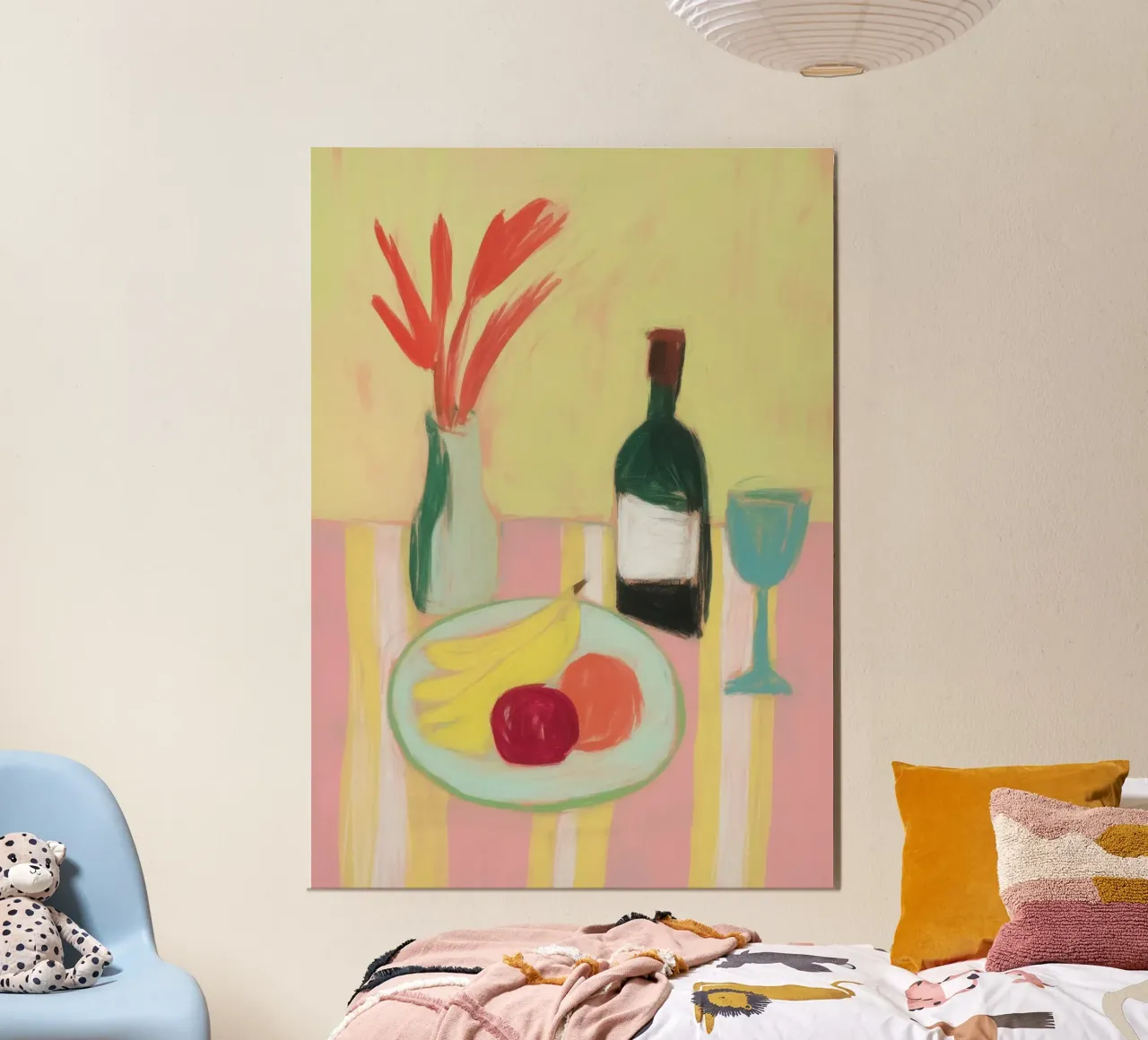 Natura morta con frutta e vaso carta hahnemühle da Bright Horizons