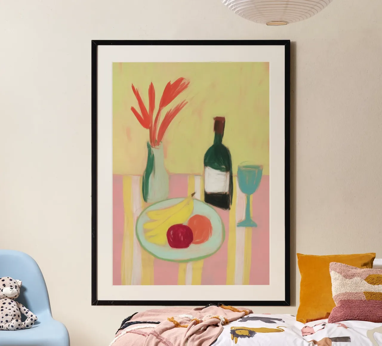 Natura morta con frutta e vaso carta hahnemühle da Bright Horizons