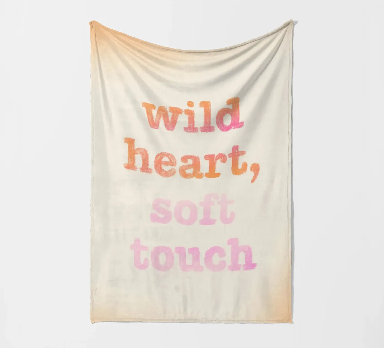 Wild heart, soft touch coperta in pile da nicigabrieldesigns