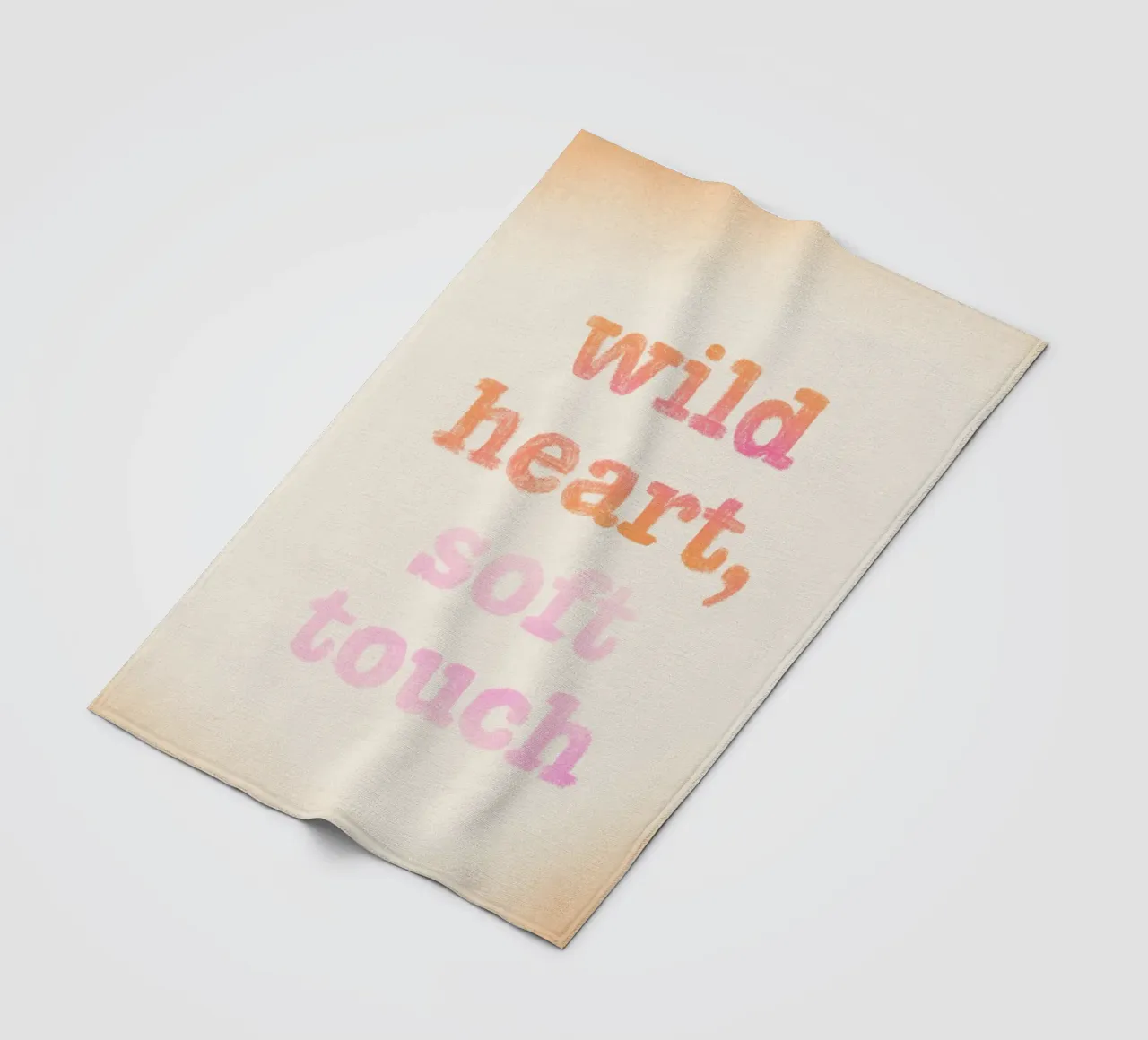 Wild heart, soft touch coperta in pile da nicigabrieldesigns