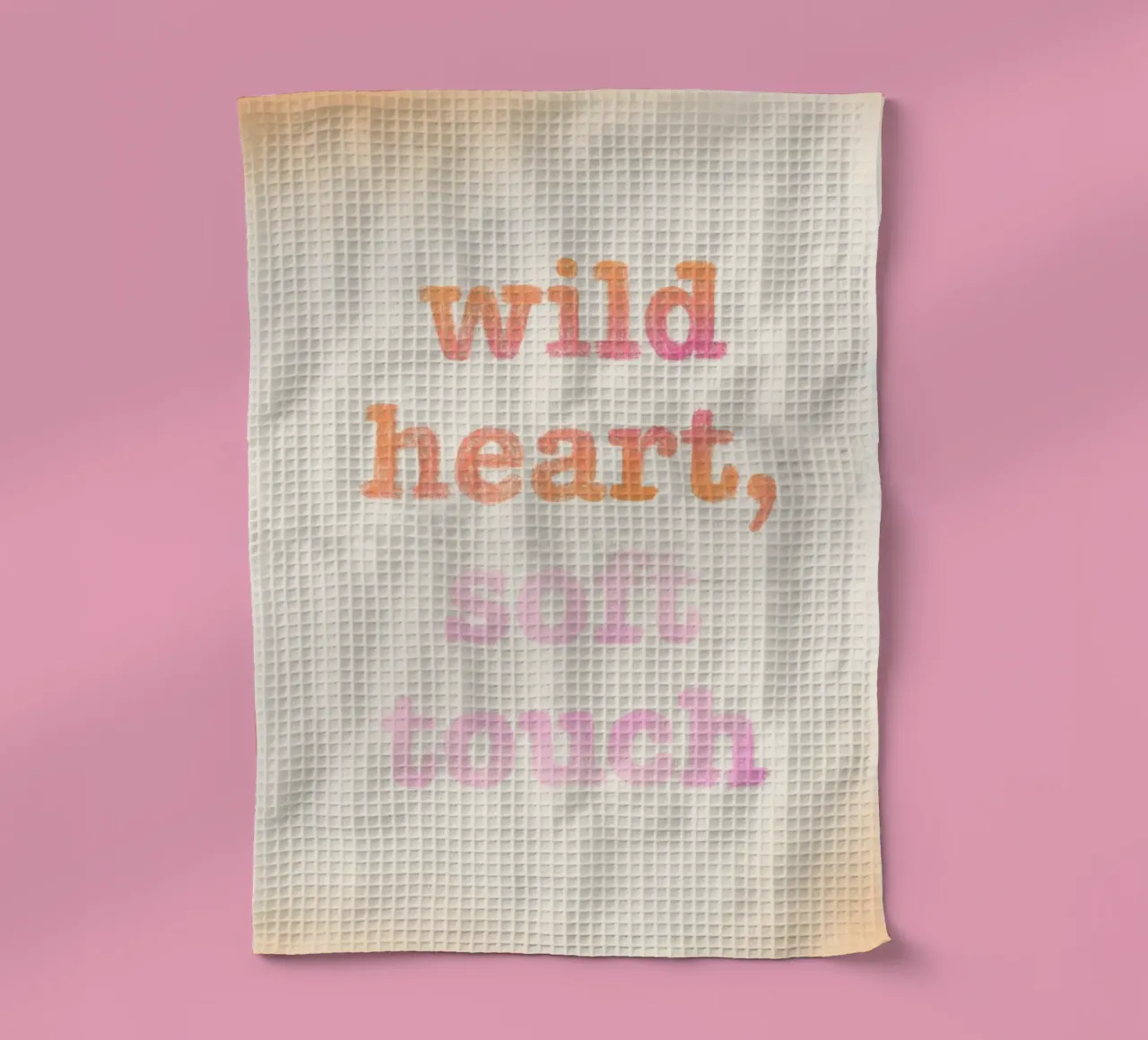 Wild heart, soft touch canovaccio da cucina da nicigabrieldesigns