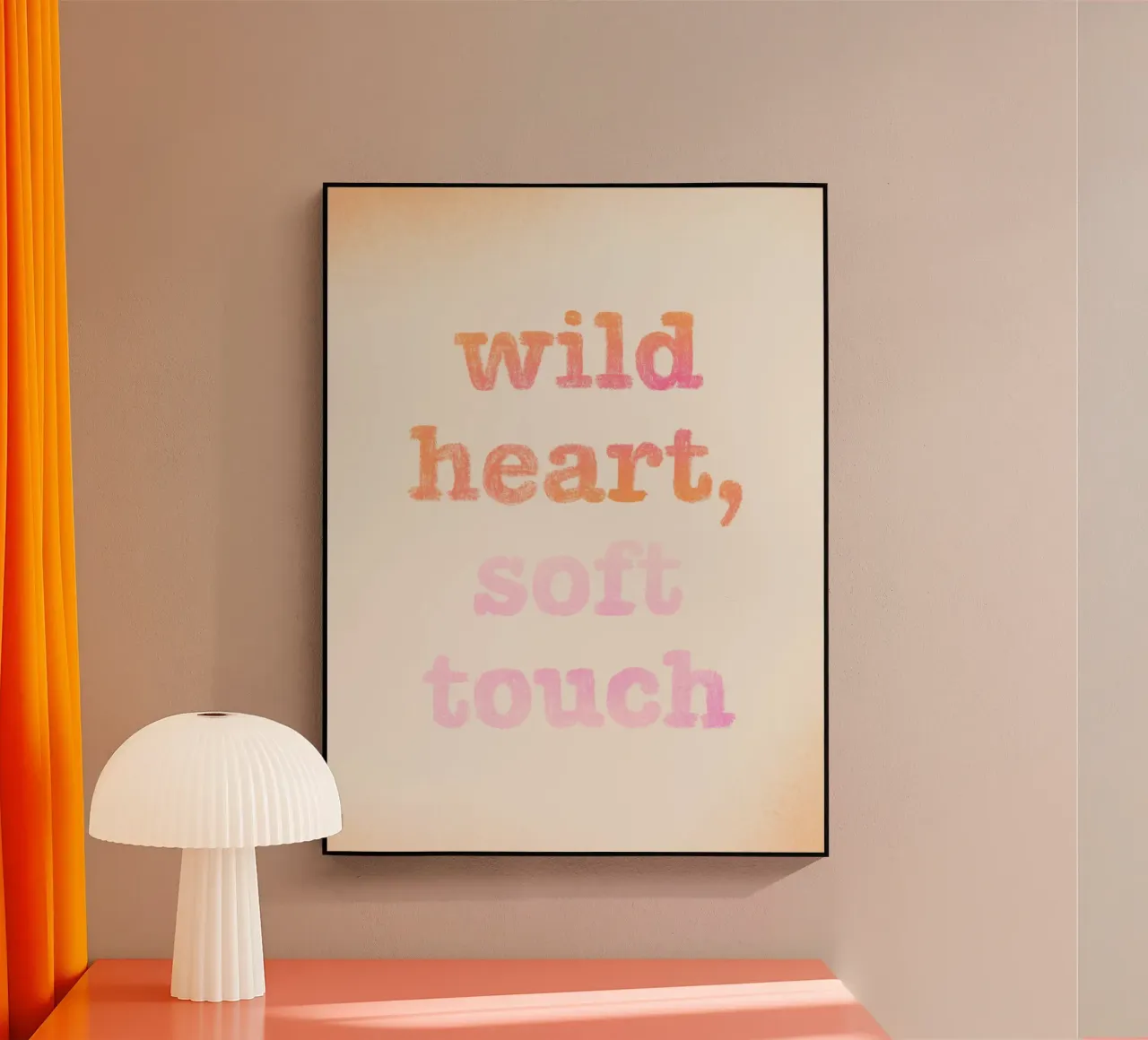 Wild heart, soft touch plexiglass da nicigabrieldesigns
