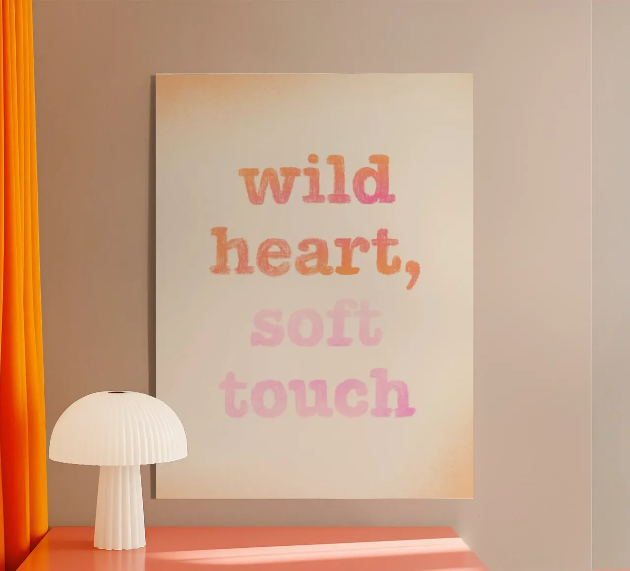 Wild heart, soft touch plexiglass da nicigabrieldesigns