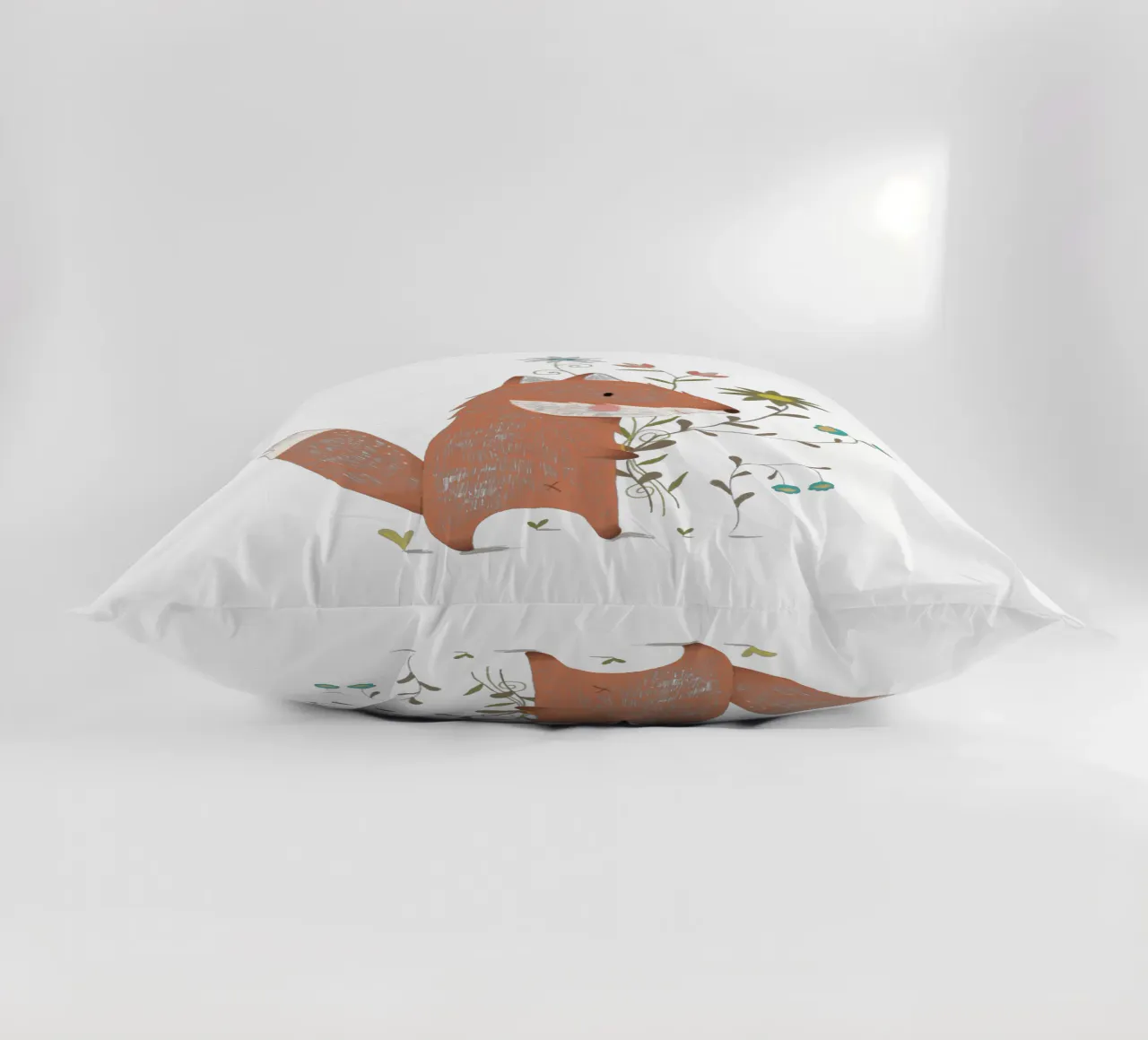 Judith Loske - Blumen Fuchs cuscino da The Artcircle