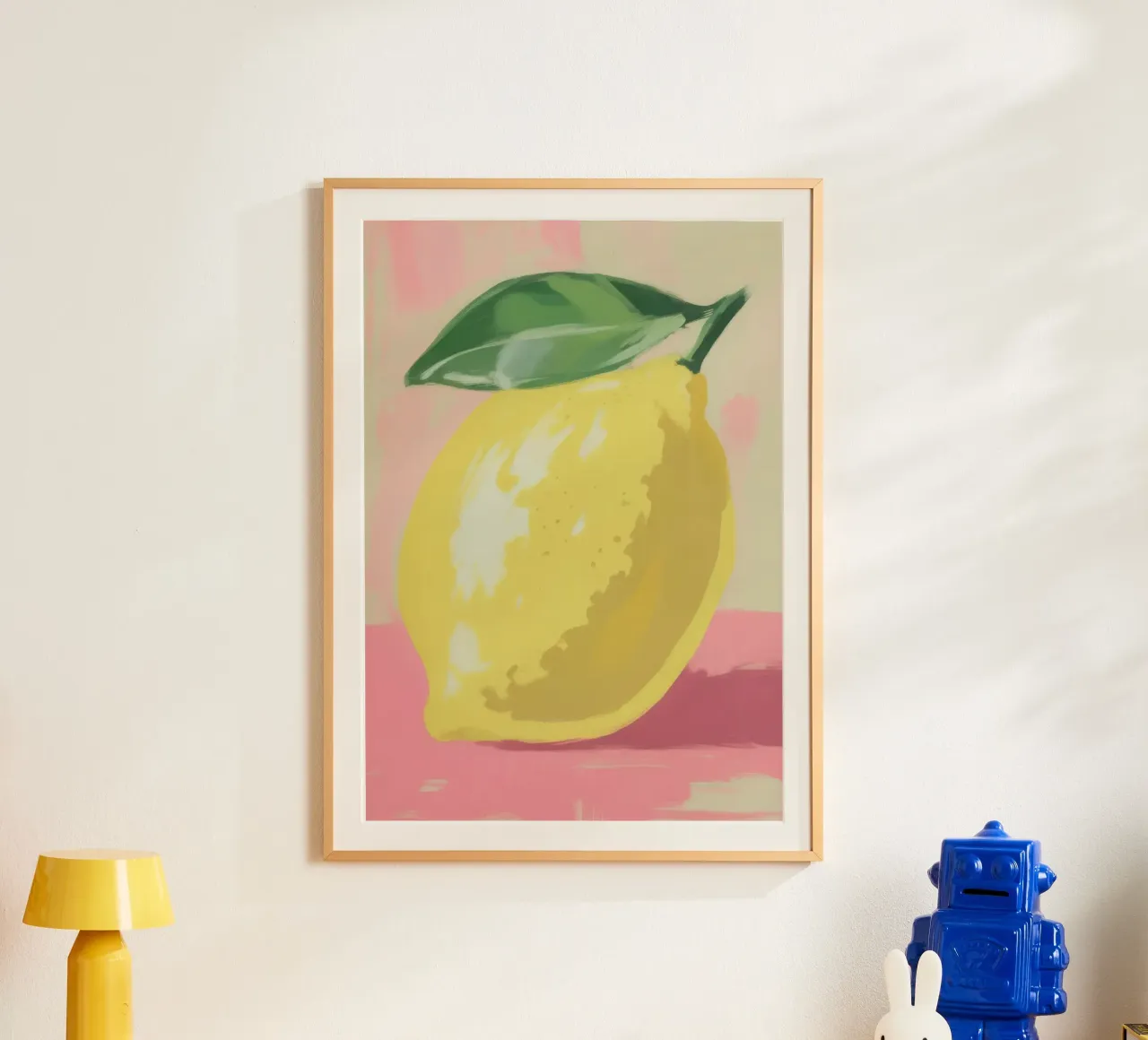 Stillleben mit Zitrone – Pastellfarben Hahnemühle von Bright Horizons