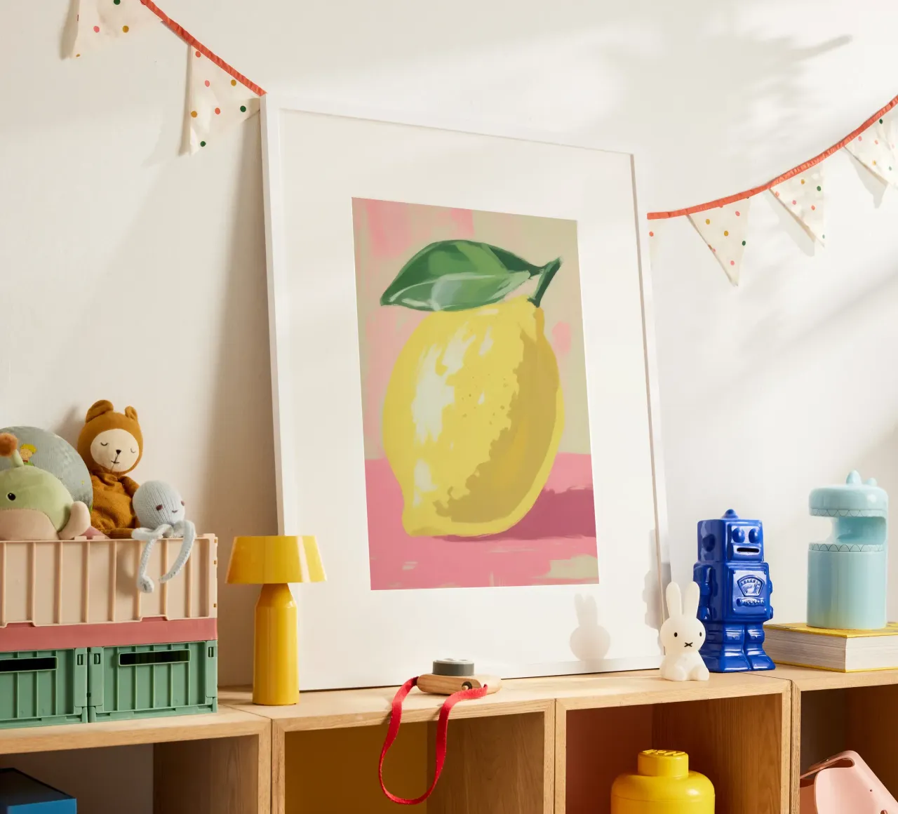 Stillleben mit Zitrone – Pastellfarben Hahnemühle von Bright Horizons