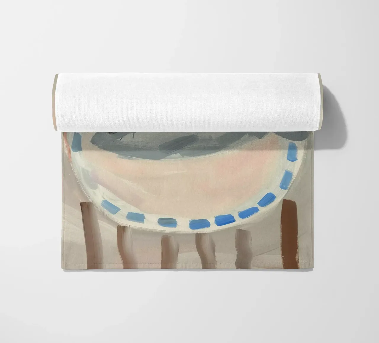 Pesce on Plate telo mare da BALIKA HOMES ART