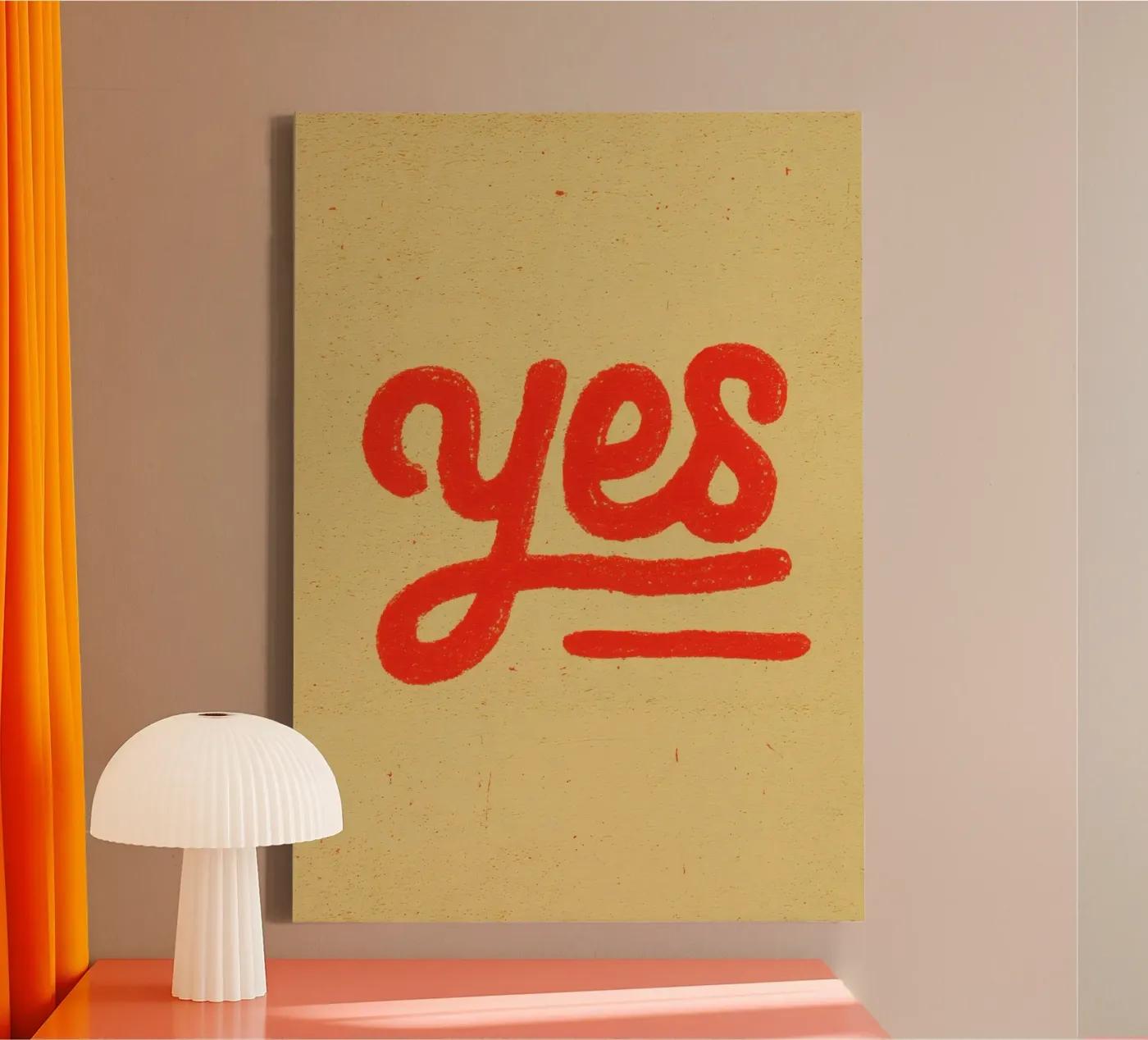 Yes tela da Nikis Art Studio