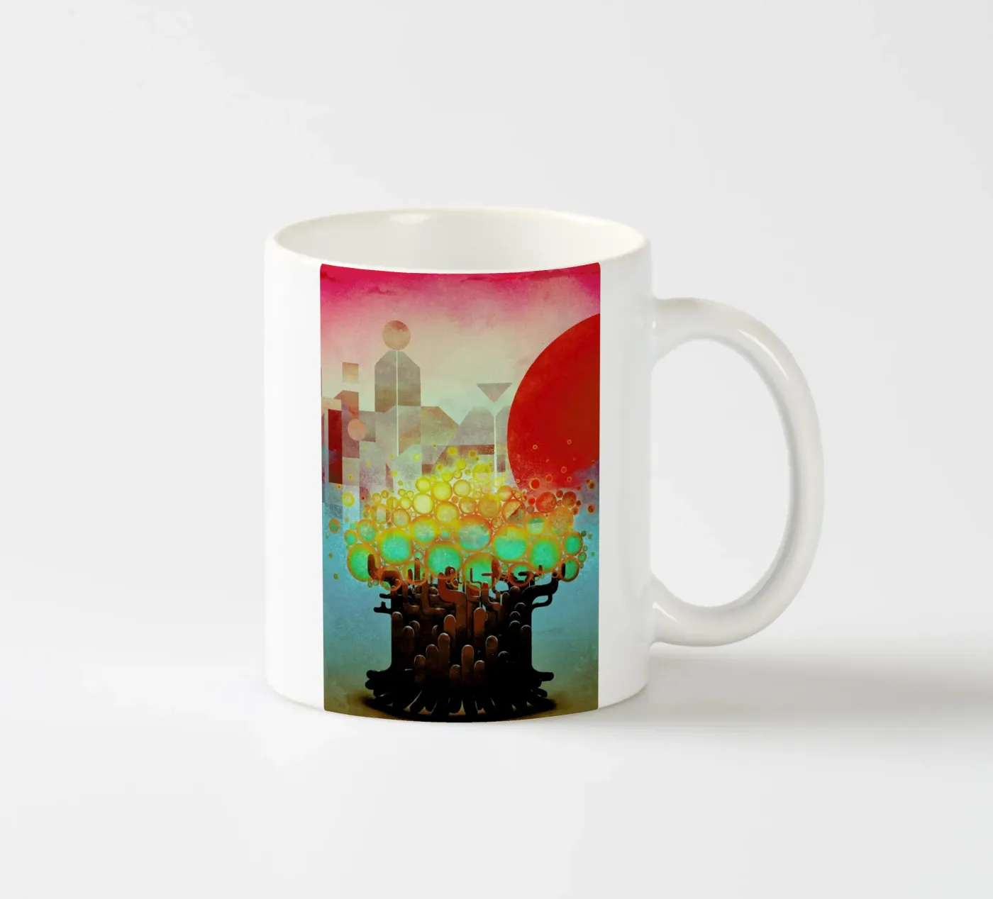 Aerials ceramic mug by Antony Squizzato