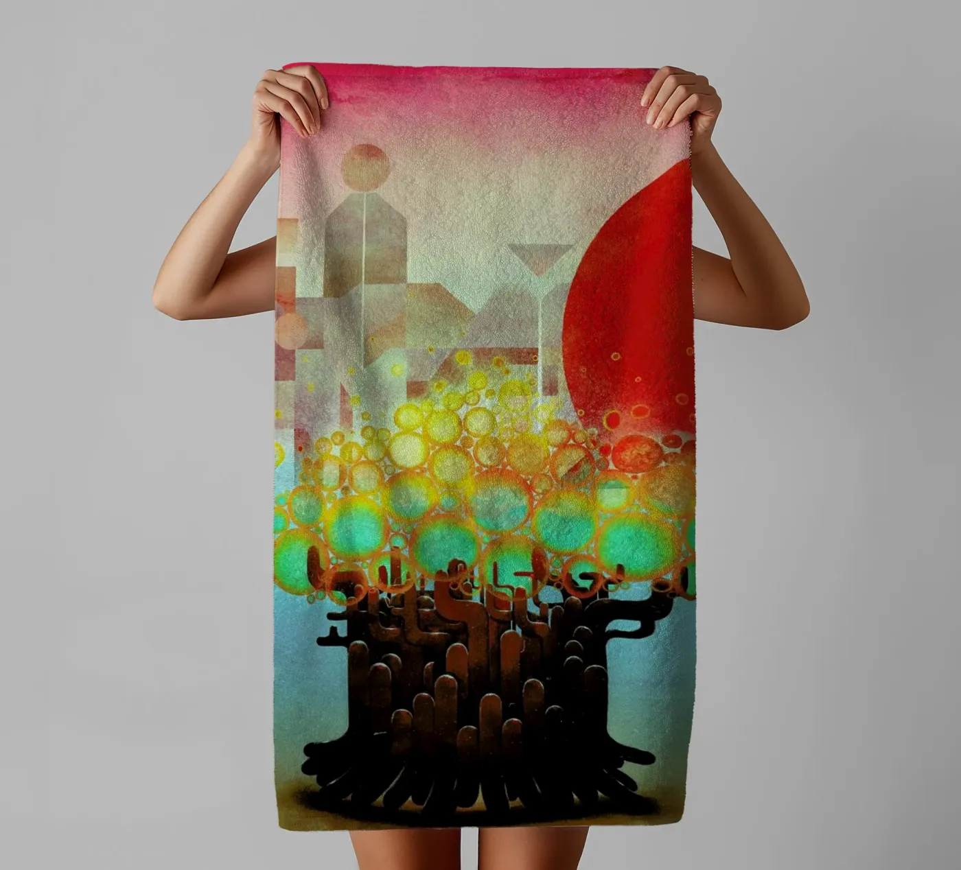 Aerials towel by Antony Squizzato