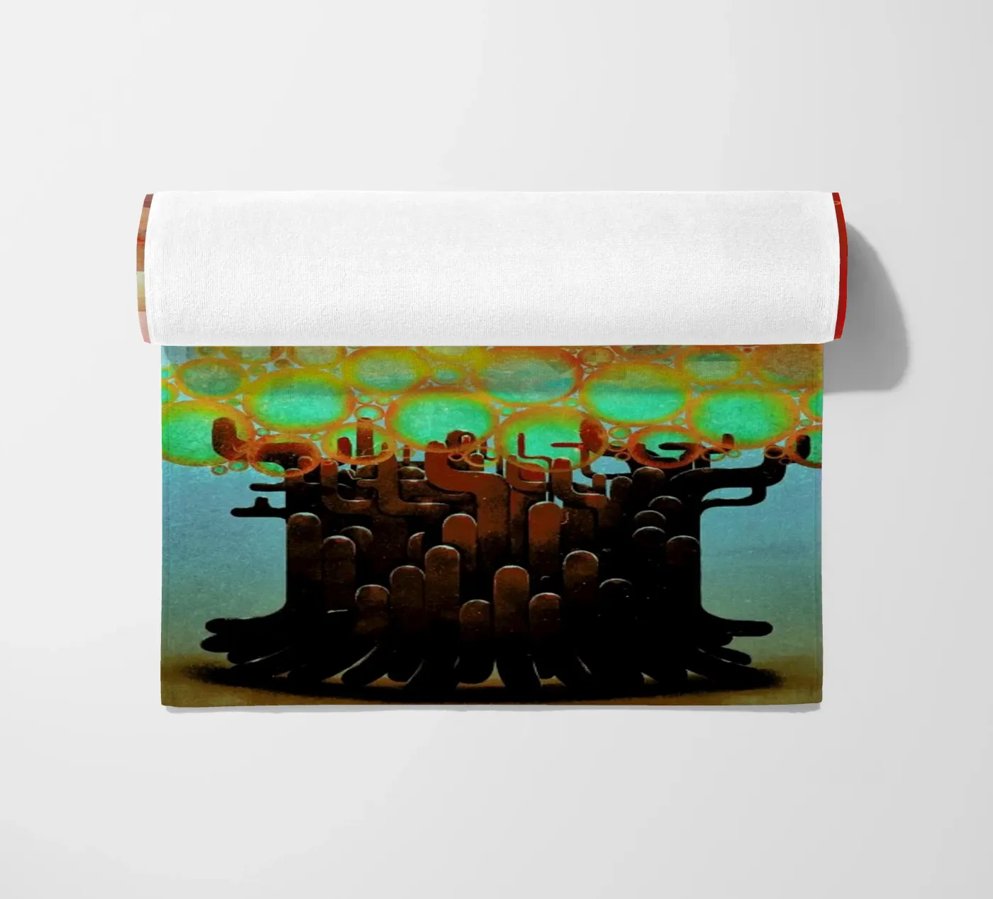 Aerials beach towel by Antony Squizzato