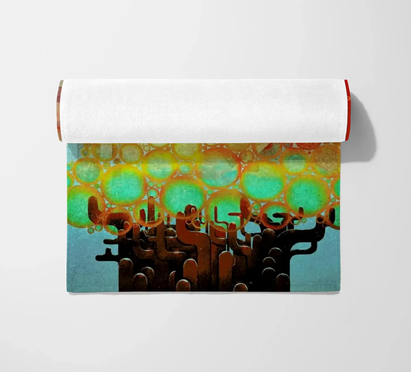 Aerials beach towel by Antony Squizzato