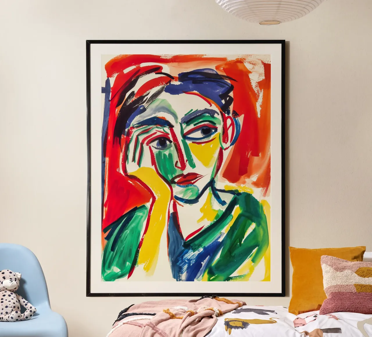 Think Positive | Omaggio a Ernst Ludwig Kirchner poster da Autofocus