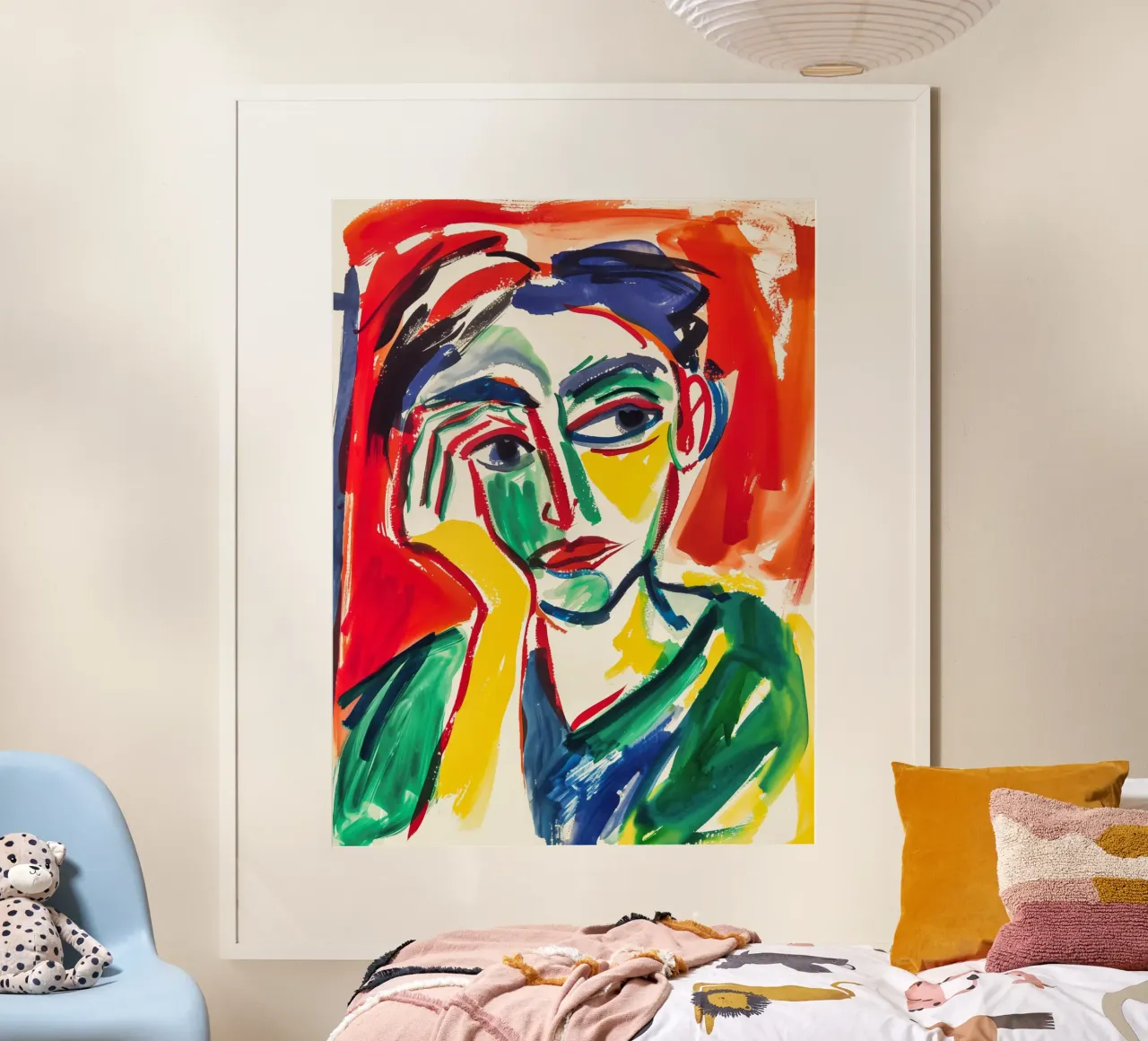 Think Positive | Omaggio a Ernst Ludwig Kirchner poster da Autofocus