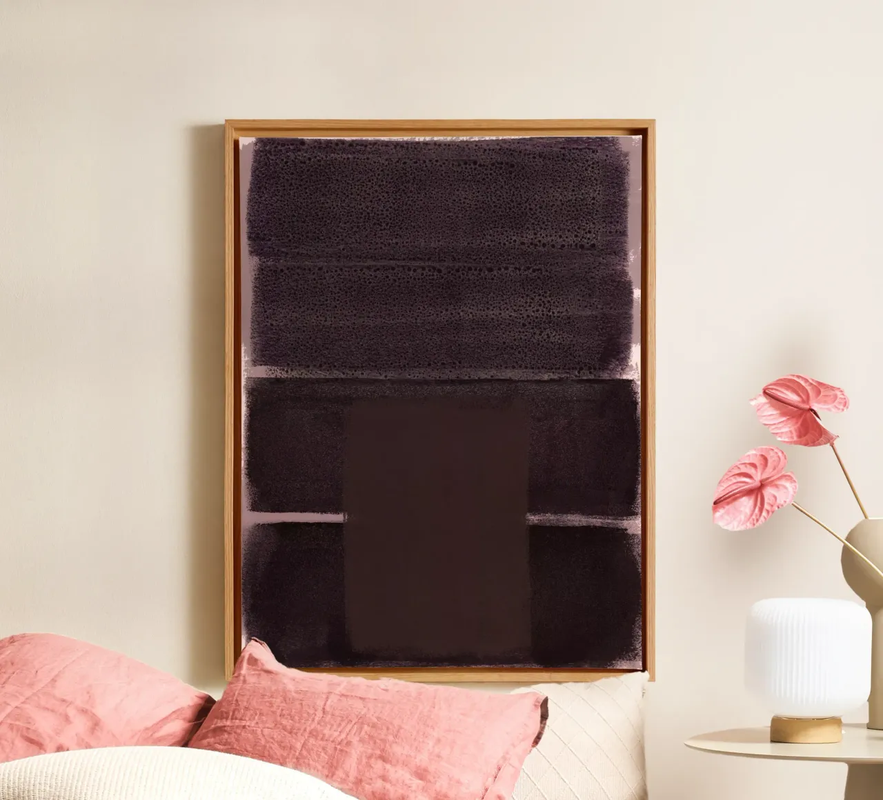 abstract colorfields 2 tela da IRIS LEHNHARDT FINE ART