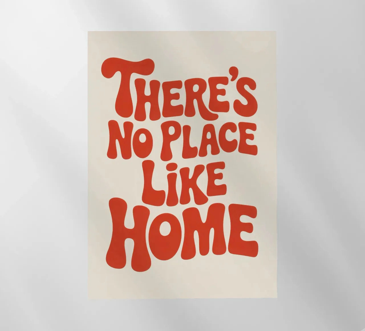 There’s No Place Like Home pellicola backlit da Words by Niki