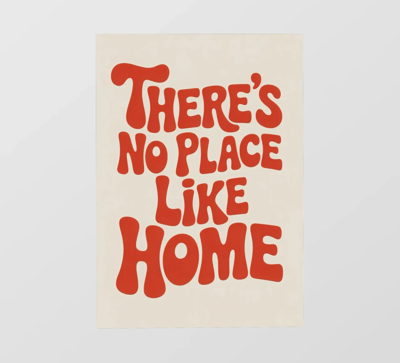 There’s No Place Like Home pellicola backlit da Words by Niki