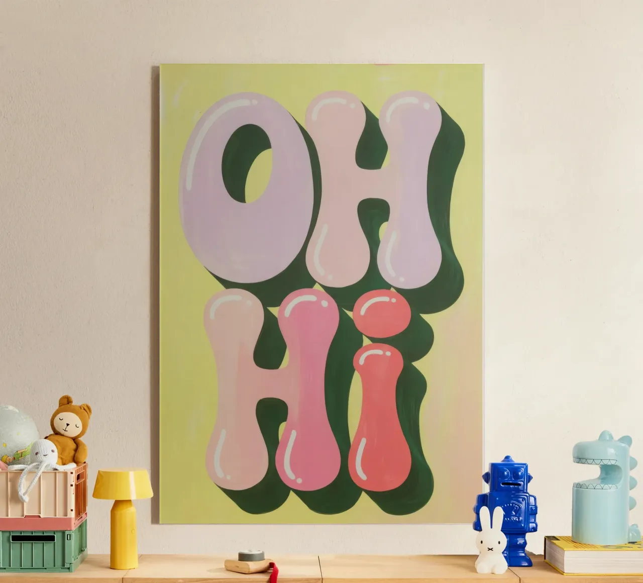 OH HI plexiglass da Bright Horizons