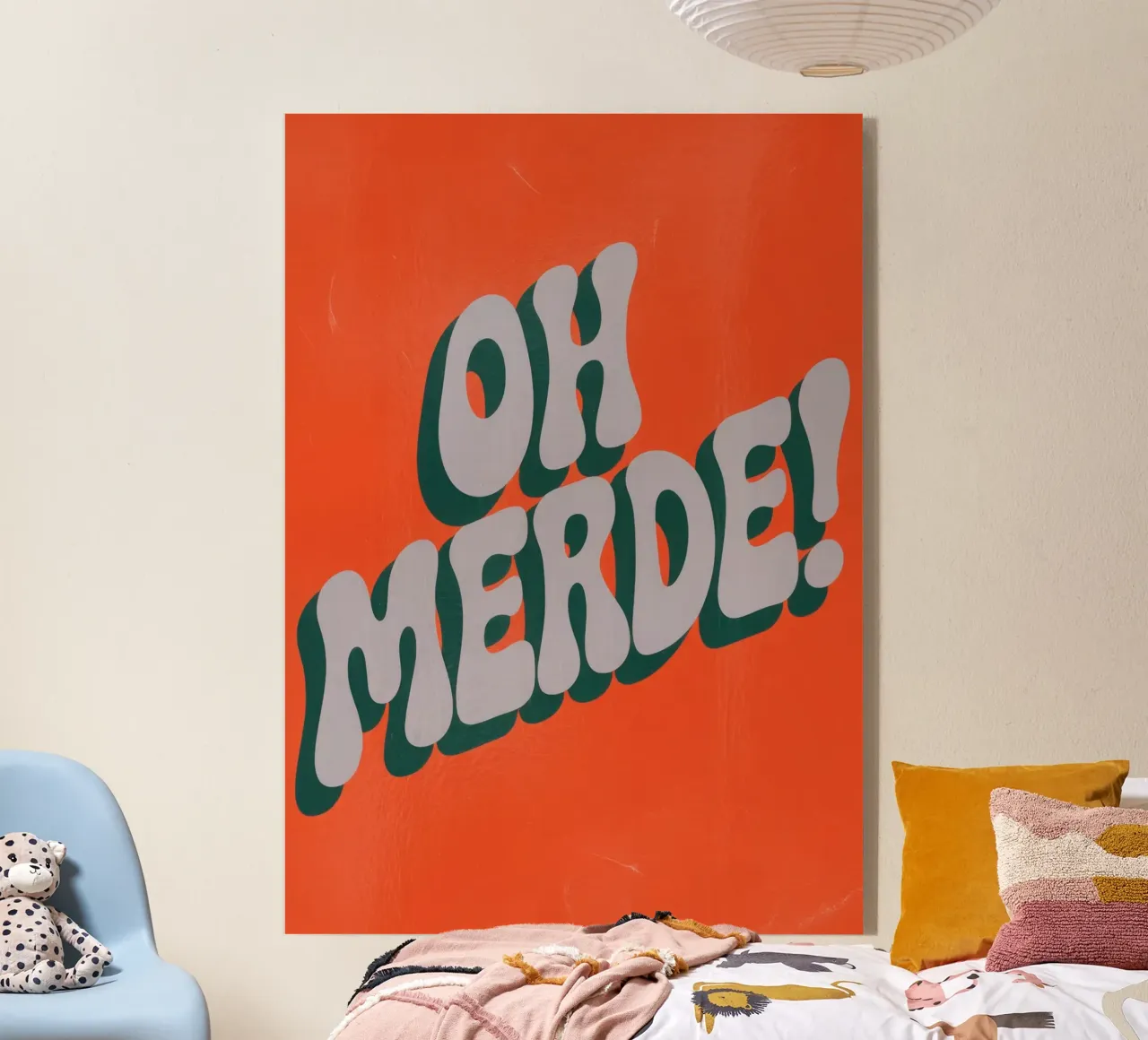 OH MERDE! plexiglass da Words by Niki